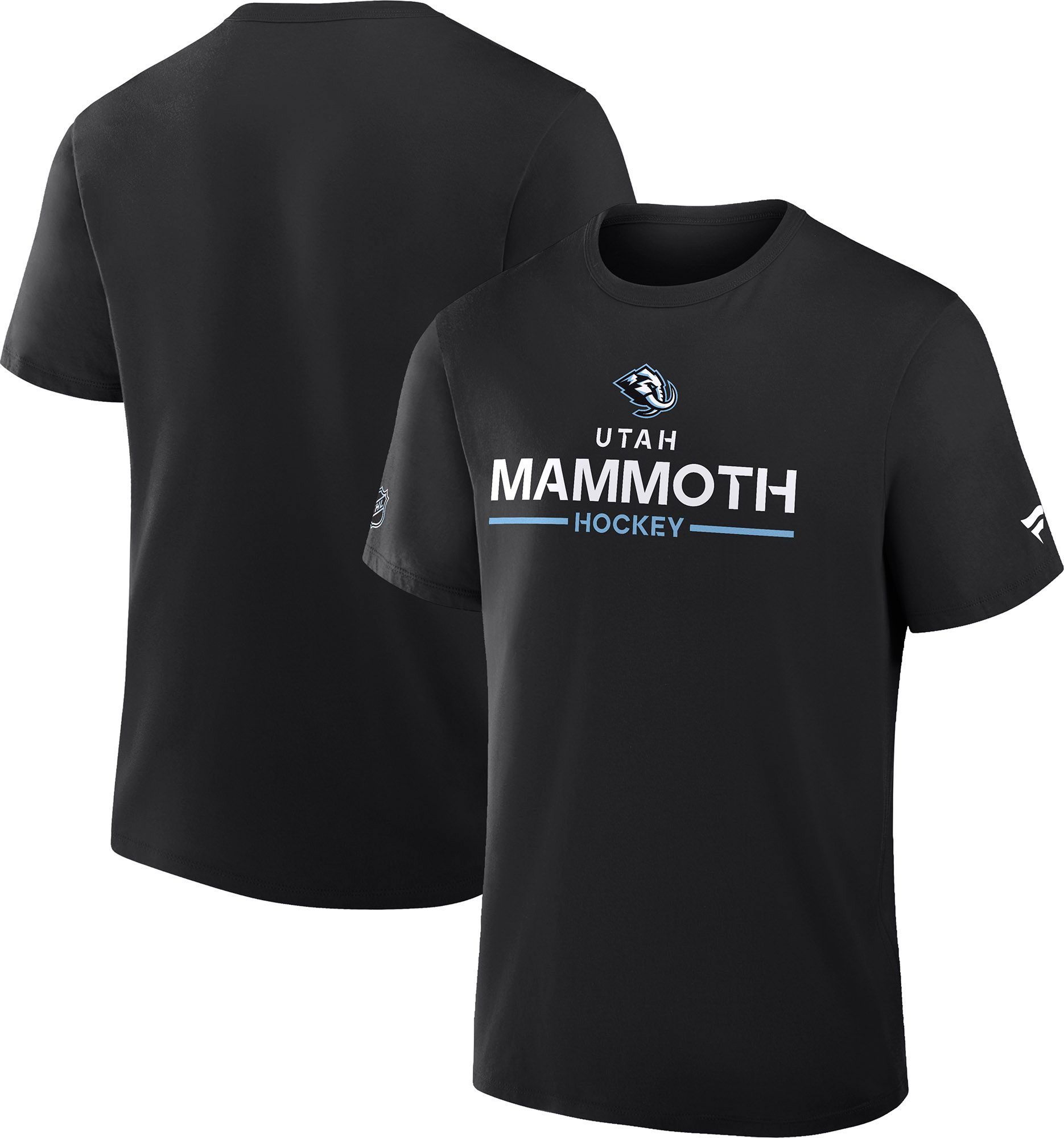 NHL Men's Utah Mammoth Black Primary Short Sleeve T-Shirt product image