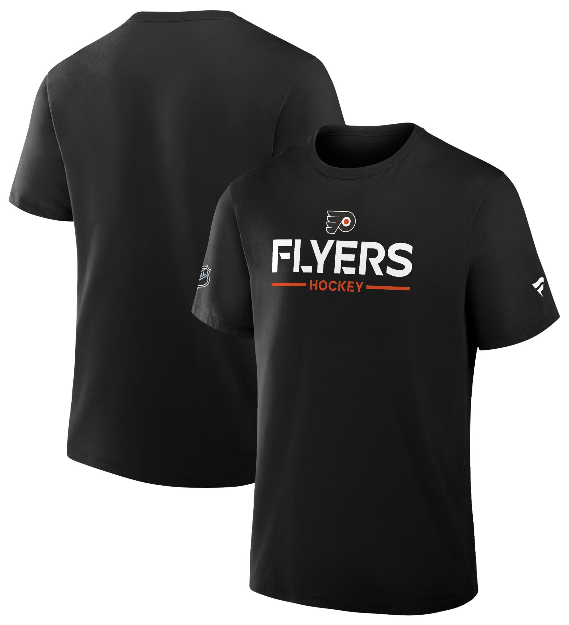 NHL Men's Philadelphia Flyers Black Primary Short Sleeve T-Shirt product image