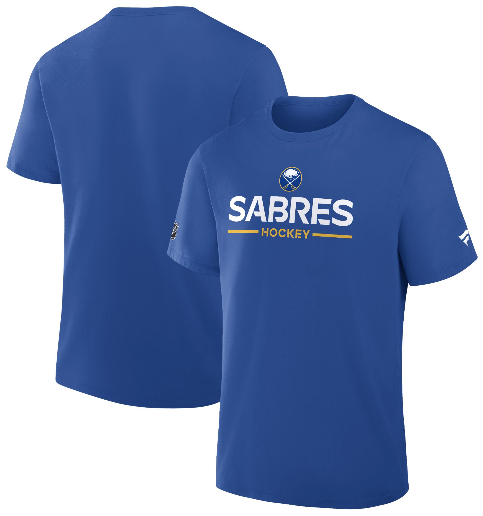NHL Men's Buffalo Sabres Blue Primary Short Sleeve T-Shirt product image
