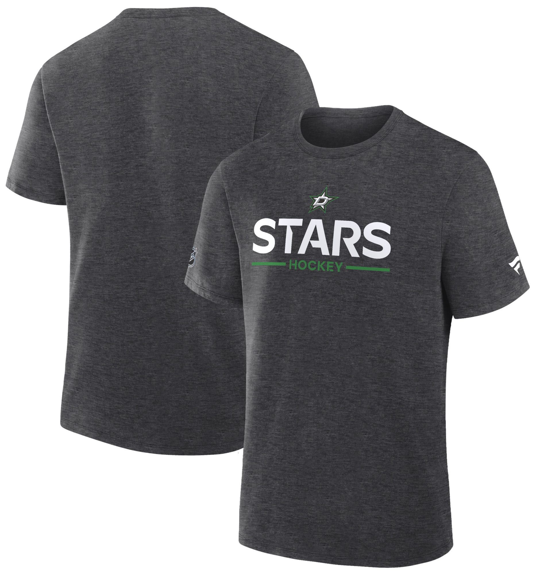 NHL Men's Dallas Stars Grey Primary Short Sleeve T-Shirt product image
