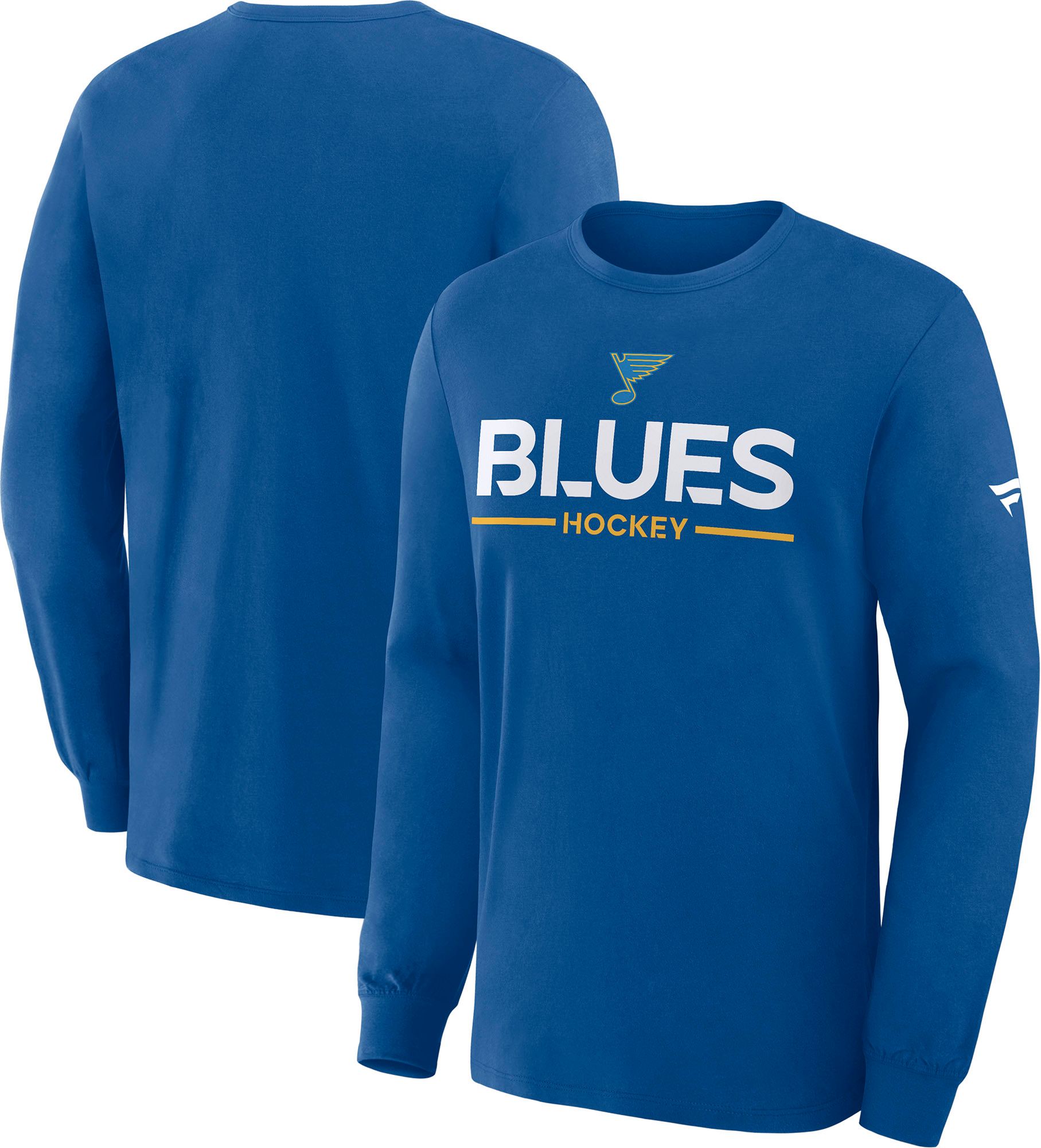 NHL Men's St. Louis Blues Primary Blue Long Sleeve T-Shirt product image