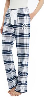 Concepts Sport Women's New York Yankees Navy Accolade Flannel Pants product image