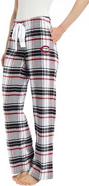 Concepts Sport Women's Cincinnati Reds Black Accolade Flannel Pants product image