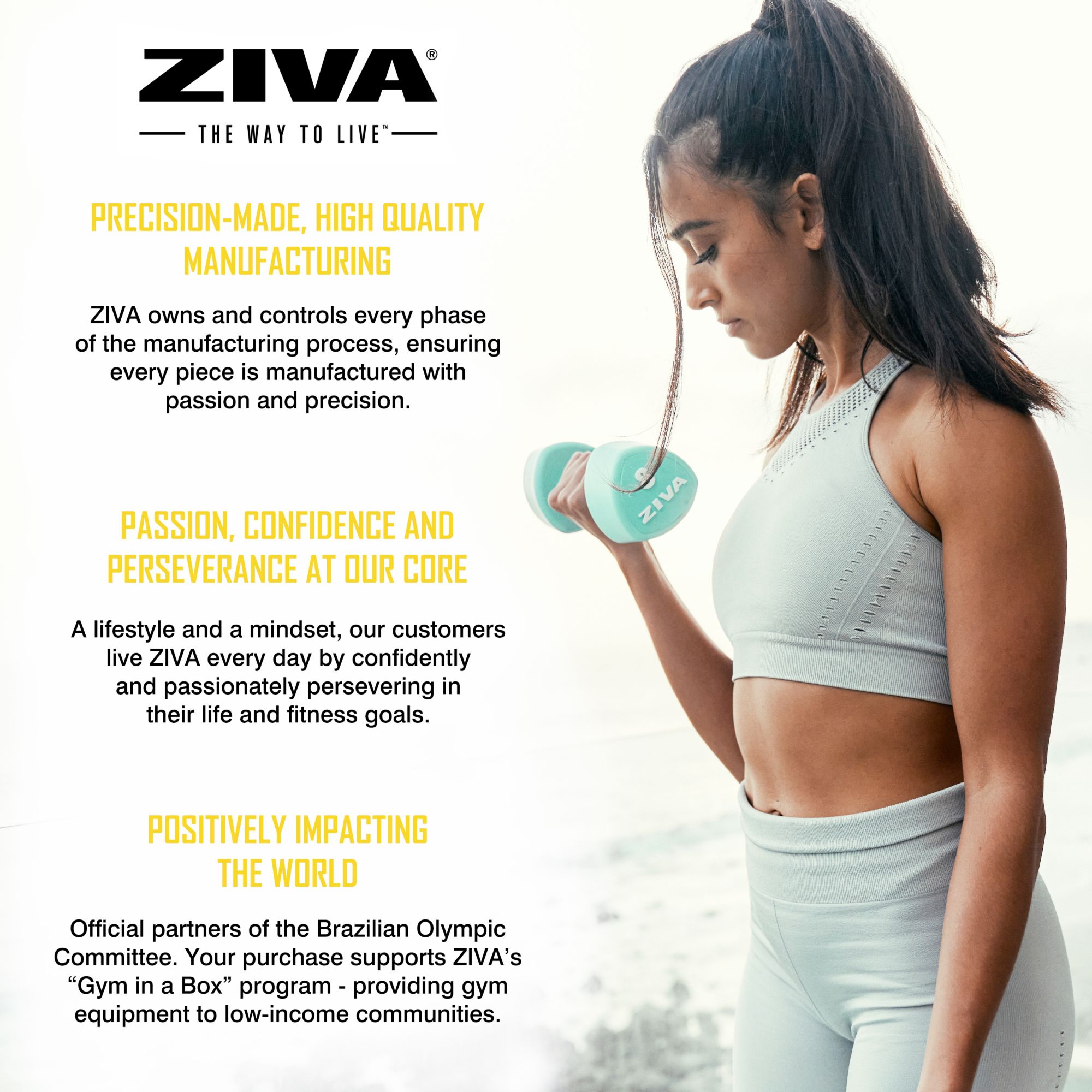 ZIVA Chic Studio Tribell Dumbbell 24 lbs. Set with Stand product image