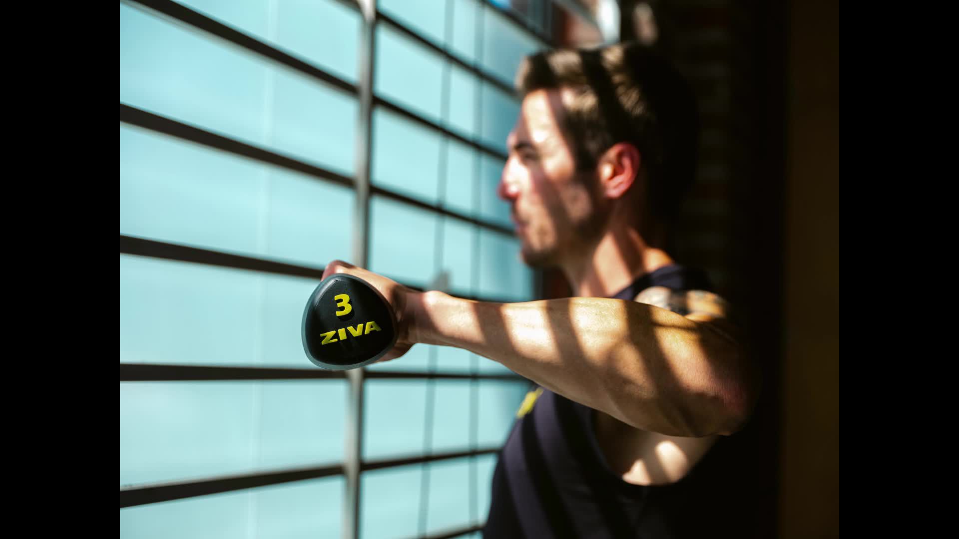 ZIVA Chic Studio Tribell Dumbbell 24 lbs. Set with Stand product