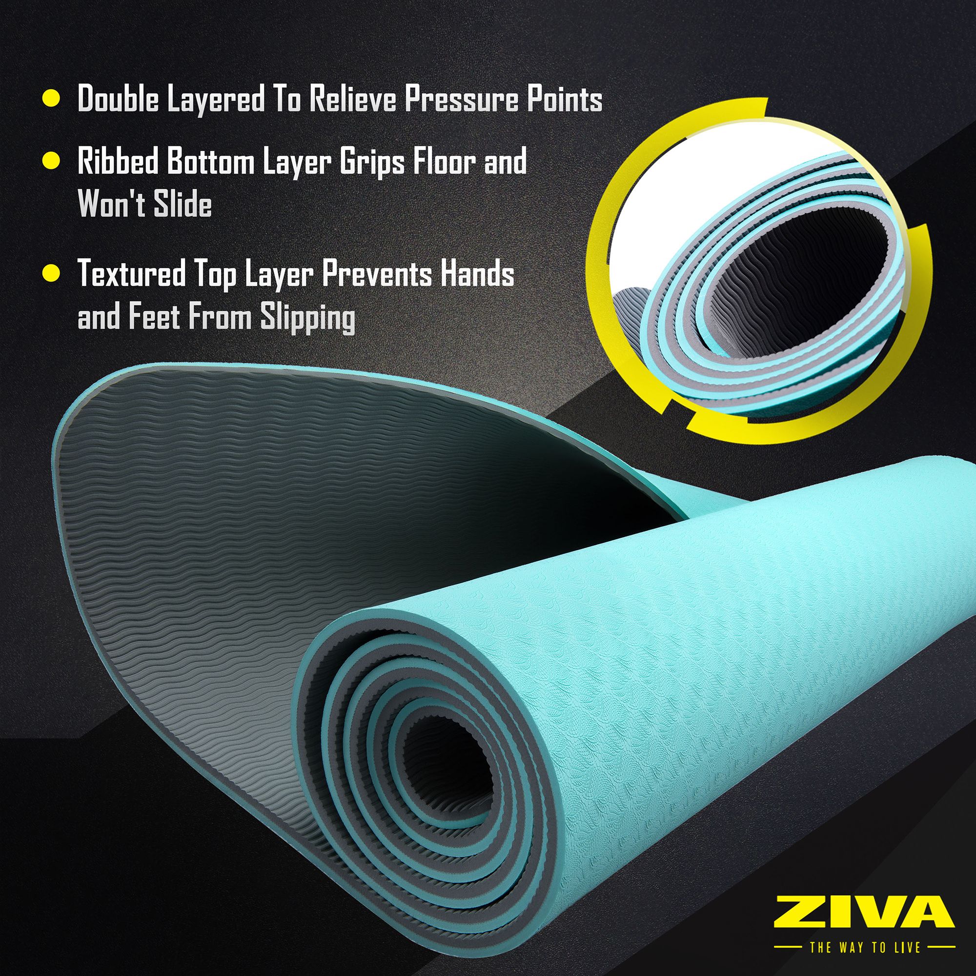 ZIVA TPE Yoga Mat 5mm product image