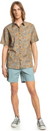 Quiksilver Men's Earthly Delights Stretch Short Sleeve Shirt product image