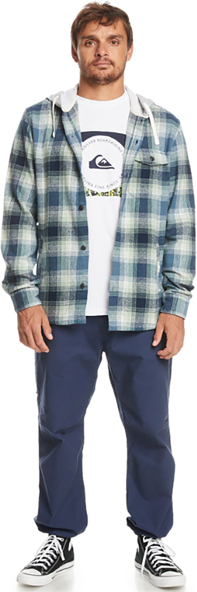 Quiksilver Men's Kinloss Button Down Shirt Jacket