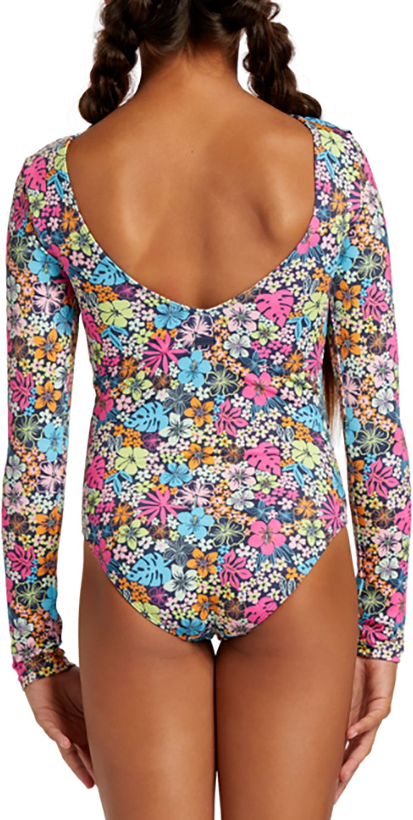 Roxy Girls' Daisy Mood Onesie Swimsuit