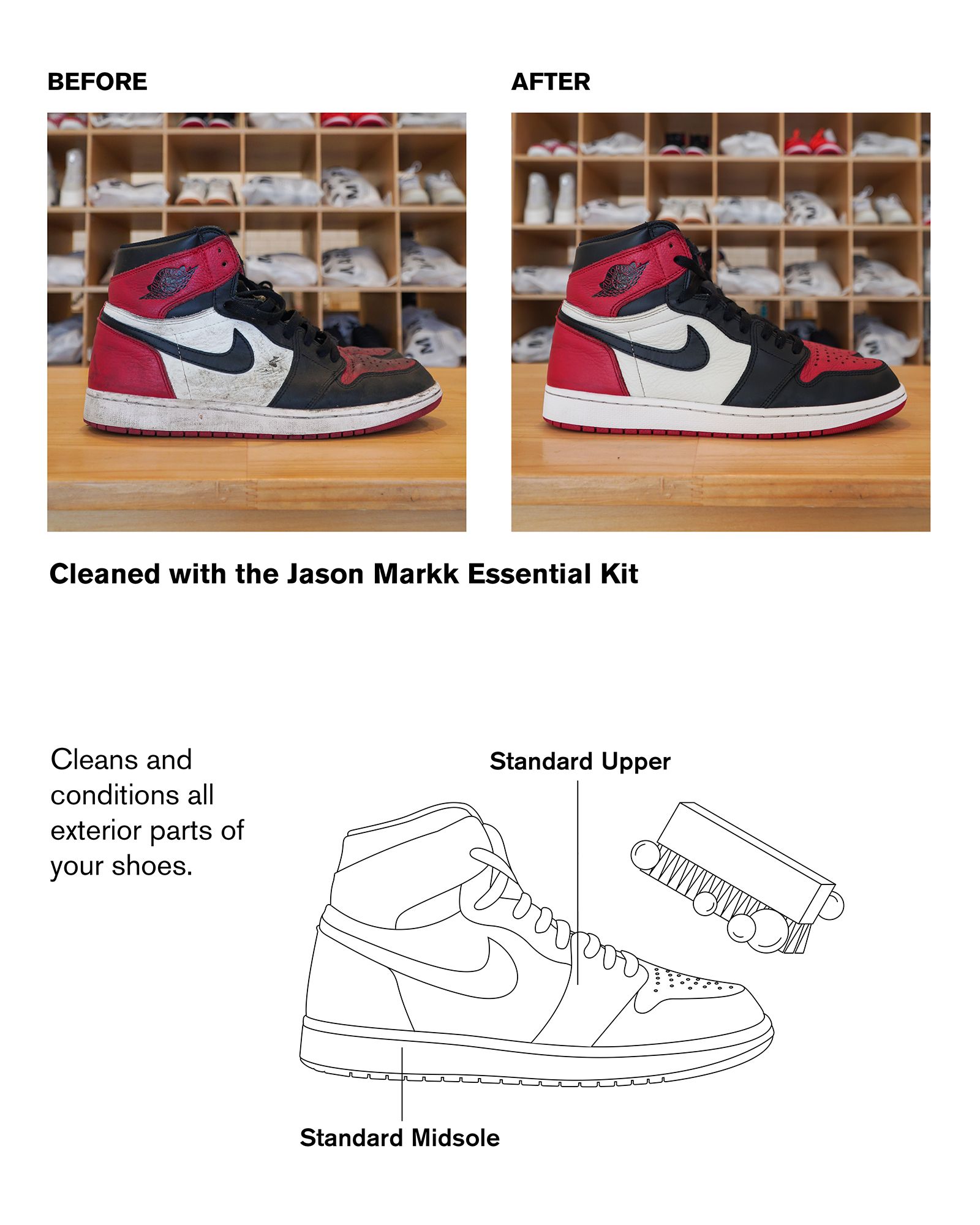 Jason Markk Shoe Essential Cleaning Kit product image