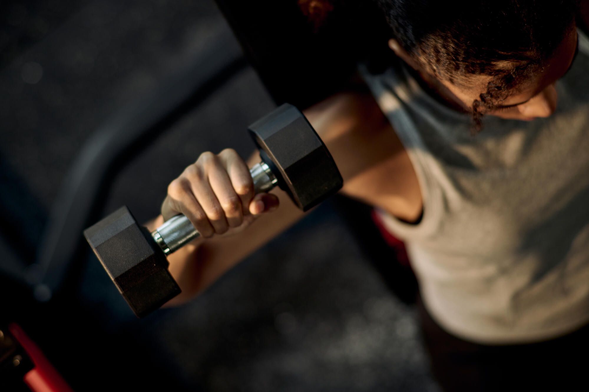 ETHOS Rubber Hex Dumbbell product image