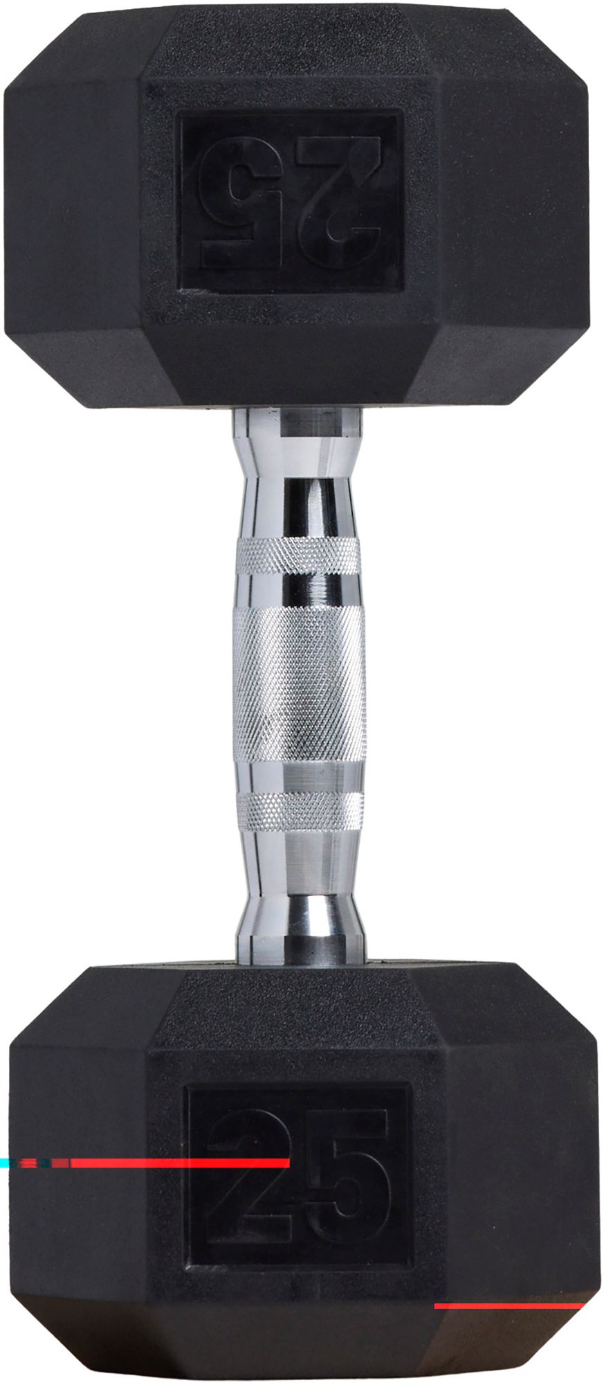 ETHOS 150 lb Rubber Hex Dumbbell Set+ Rack product image