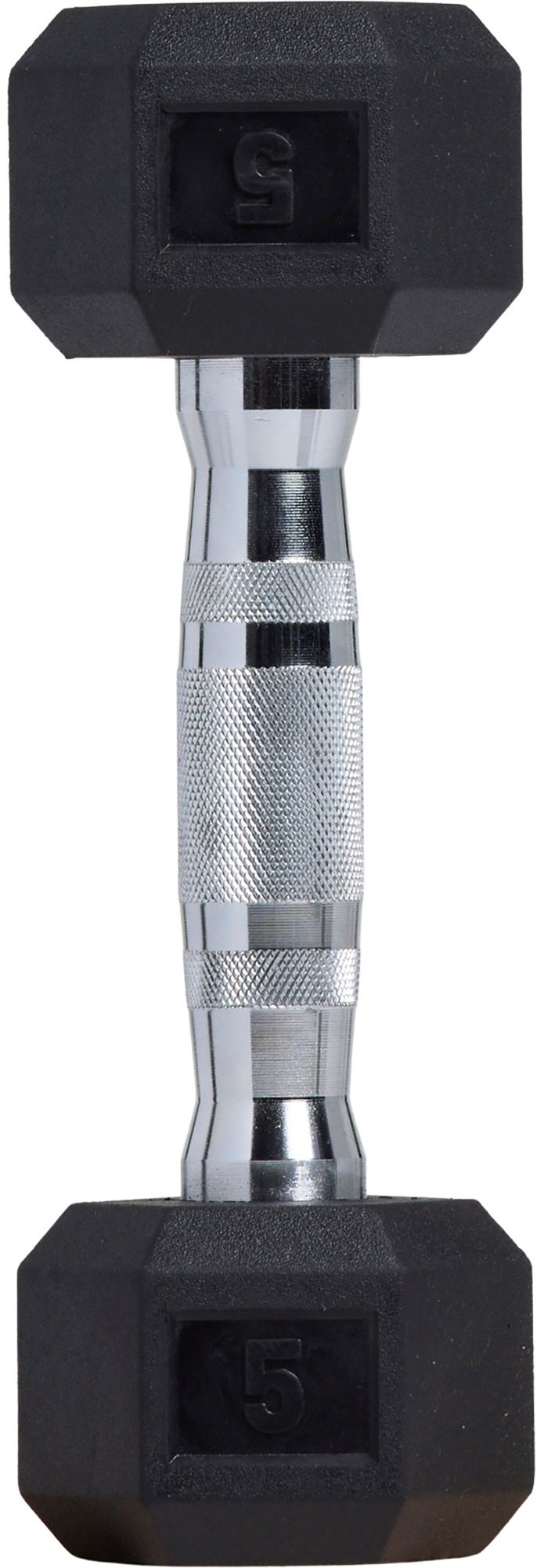 ETHOS 150 lb Rubber Hex Dumbbell Set+ Rack product image