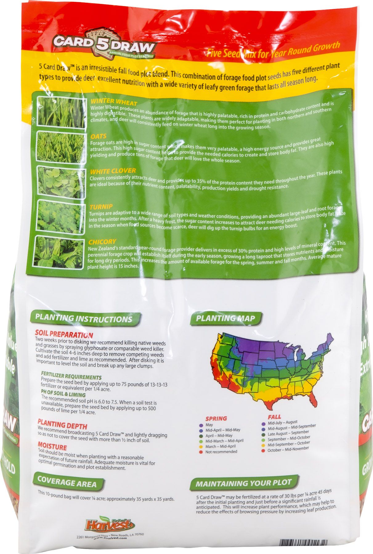 Evolved 5 Card Draw Food Plot Seed product image