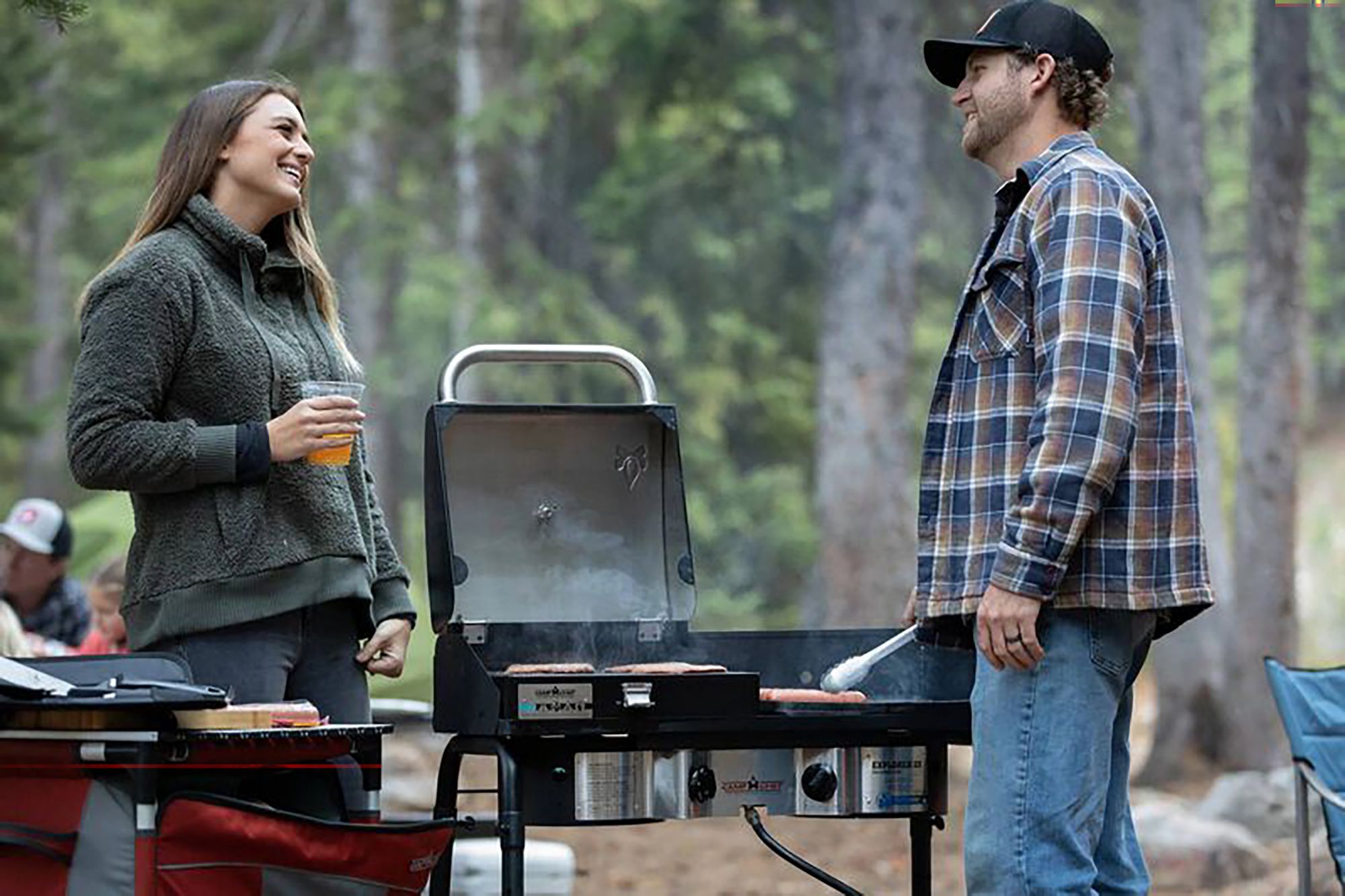 Camp Chef Explorer 14 Deluxe Face Plate 2 Burner Stove product image