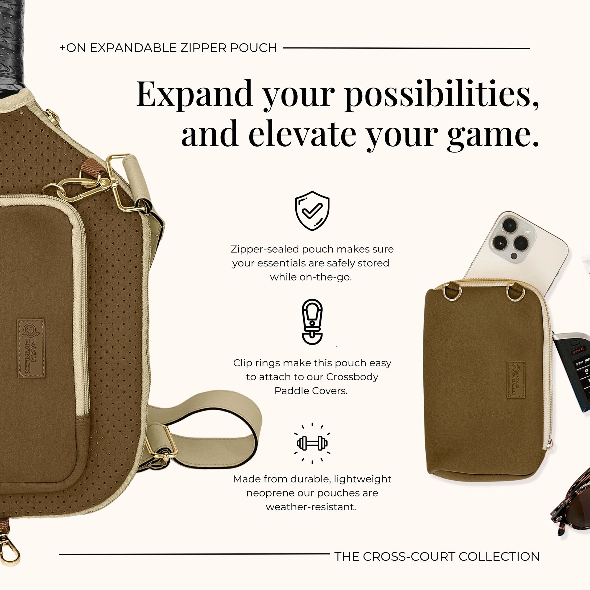 Posh Pickler Pickleball Storage Pouch product image