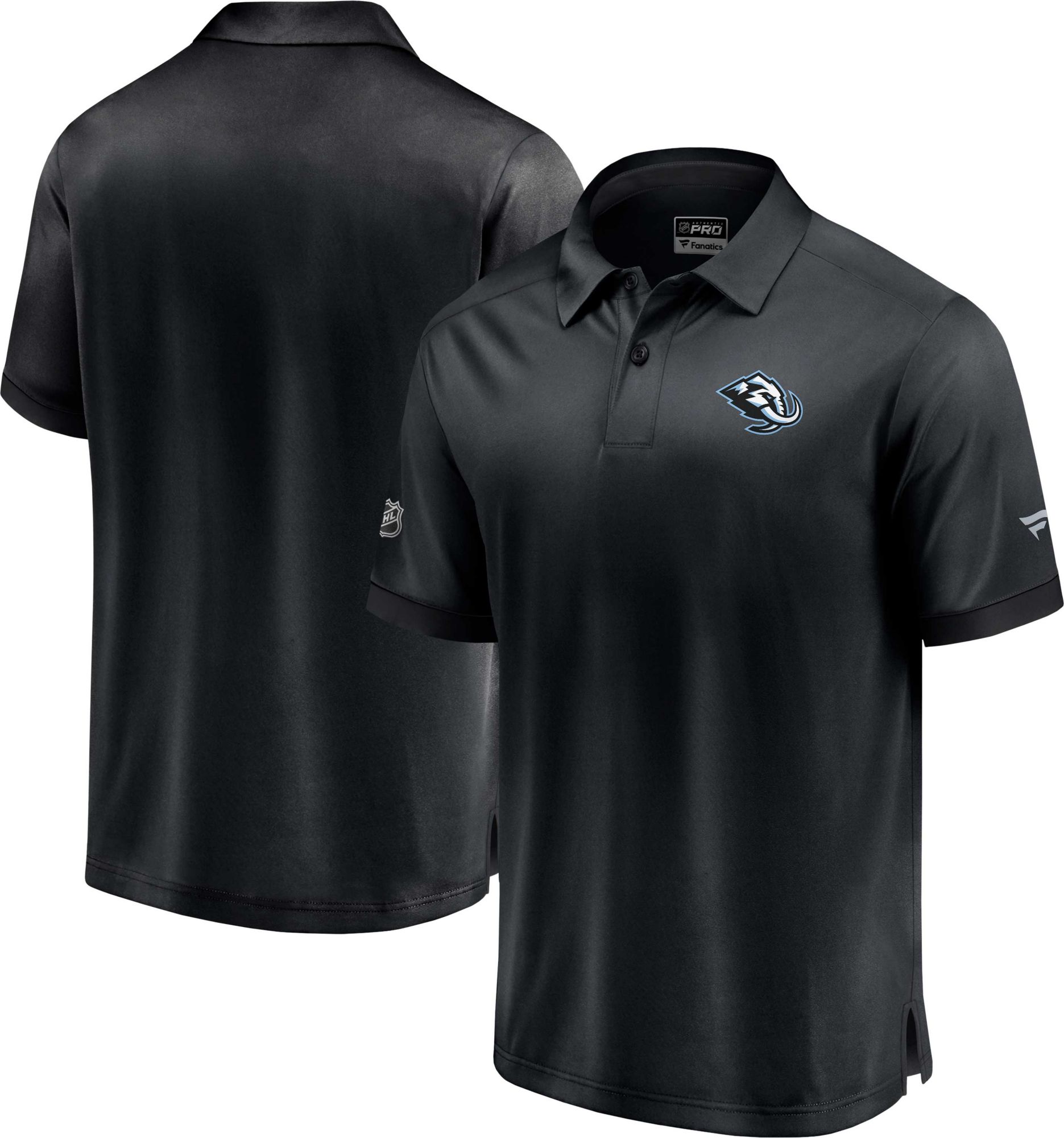 NHL Men's Utah Mammoth Authentic Pro Rink Black Polo product image