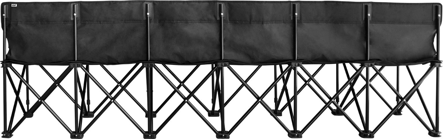 E-Z UP Folding 6 Seat Bench