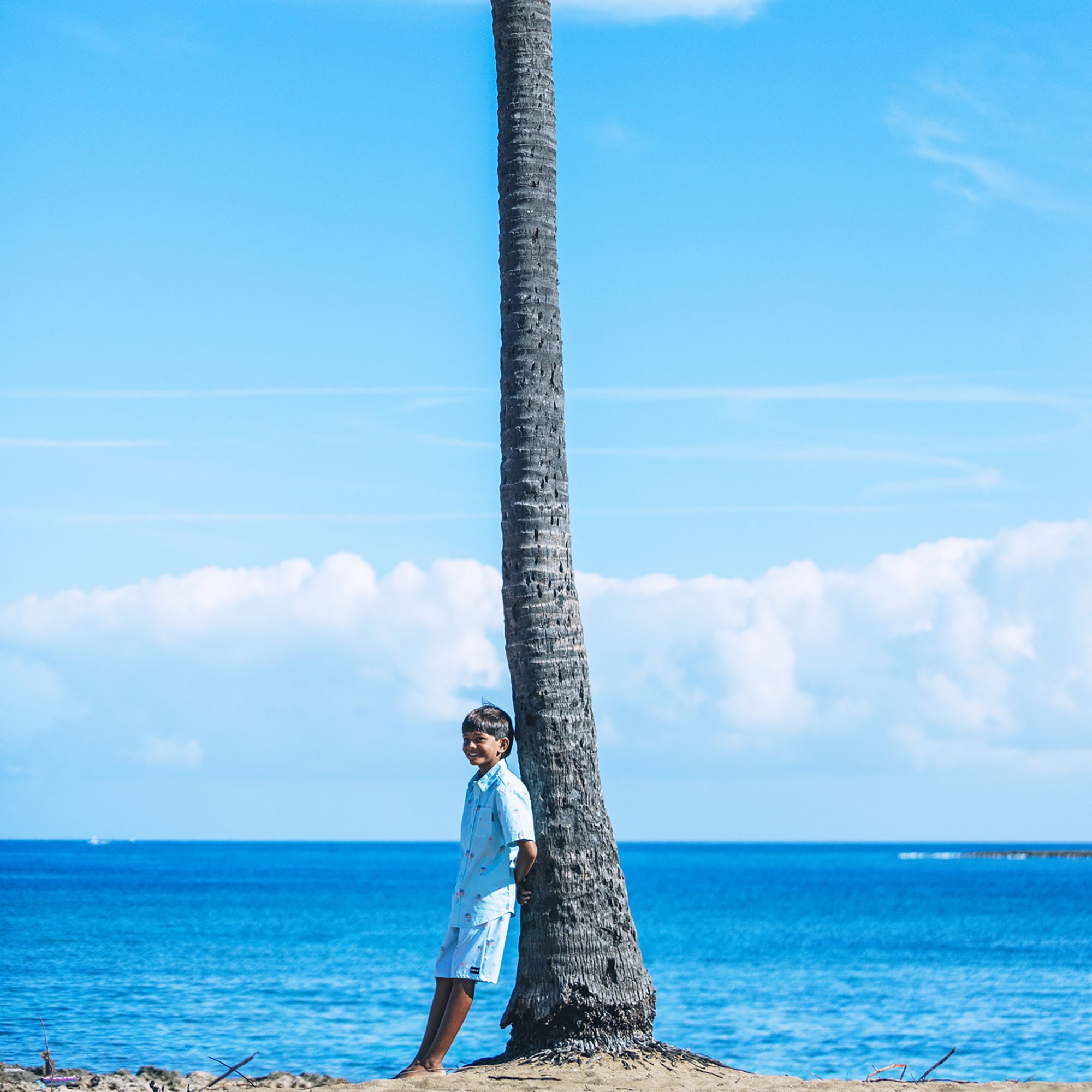 Hurley Boys' Catarina Ditsy Pull-On Swim Shorts product image