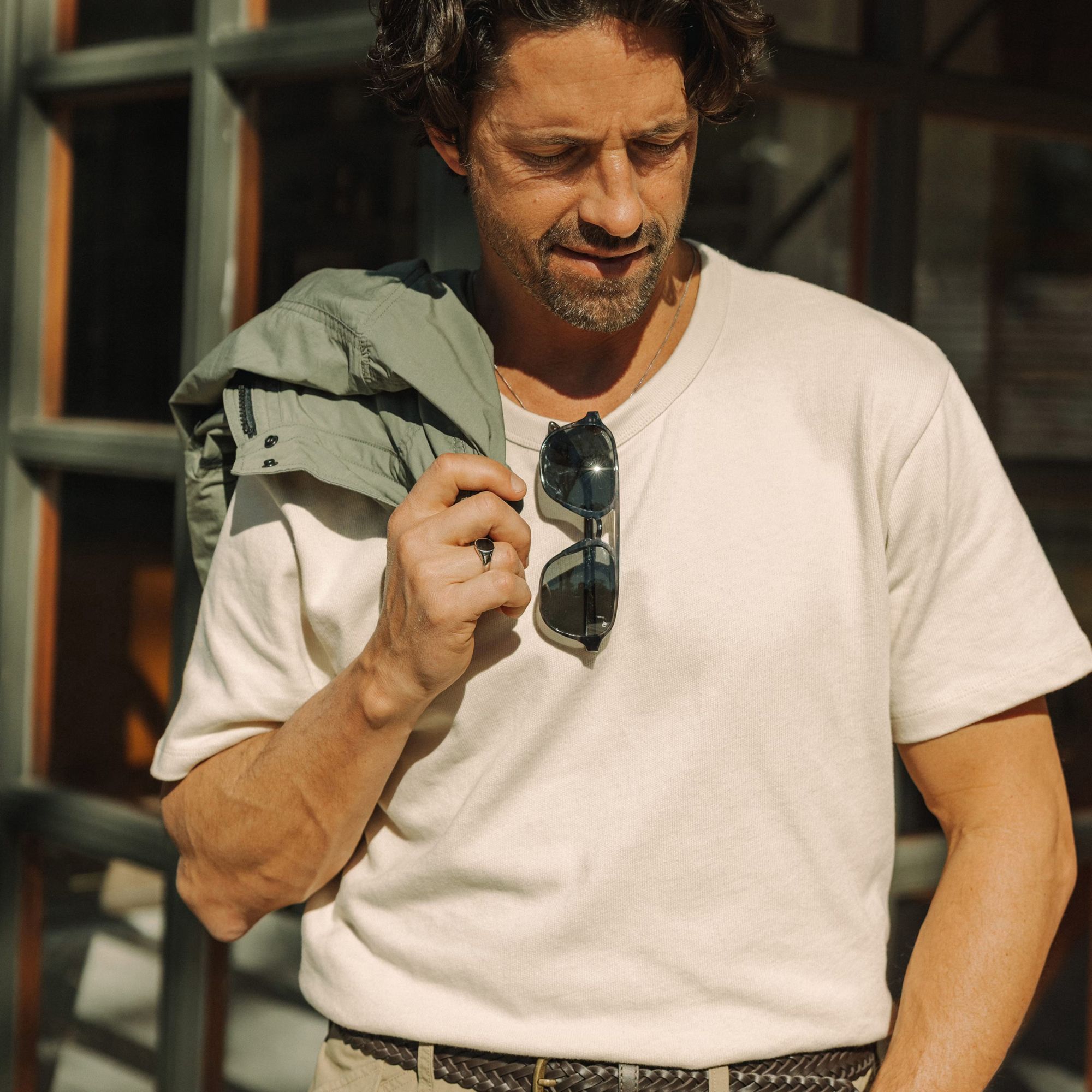 Huckberry Men's Surplus Heavyweight Cotton T-Shirt by Flint and Tinder product image