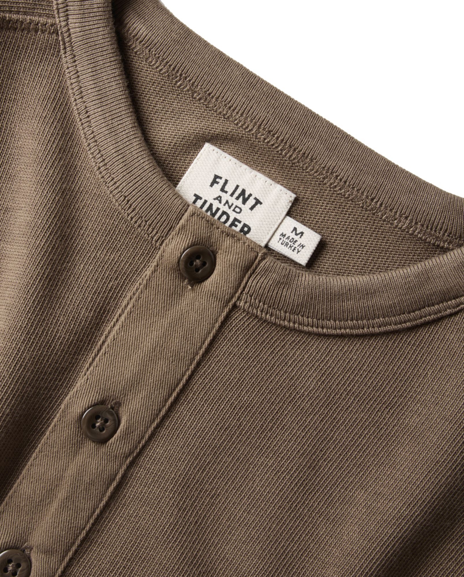 Huckberry Men's Surplus Long Sleeve Henley by Flint and Tinder product image