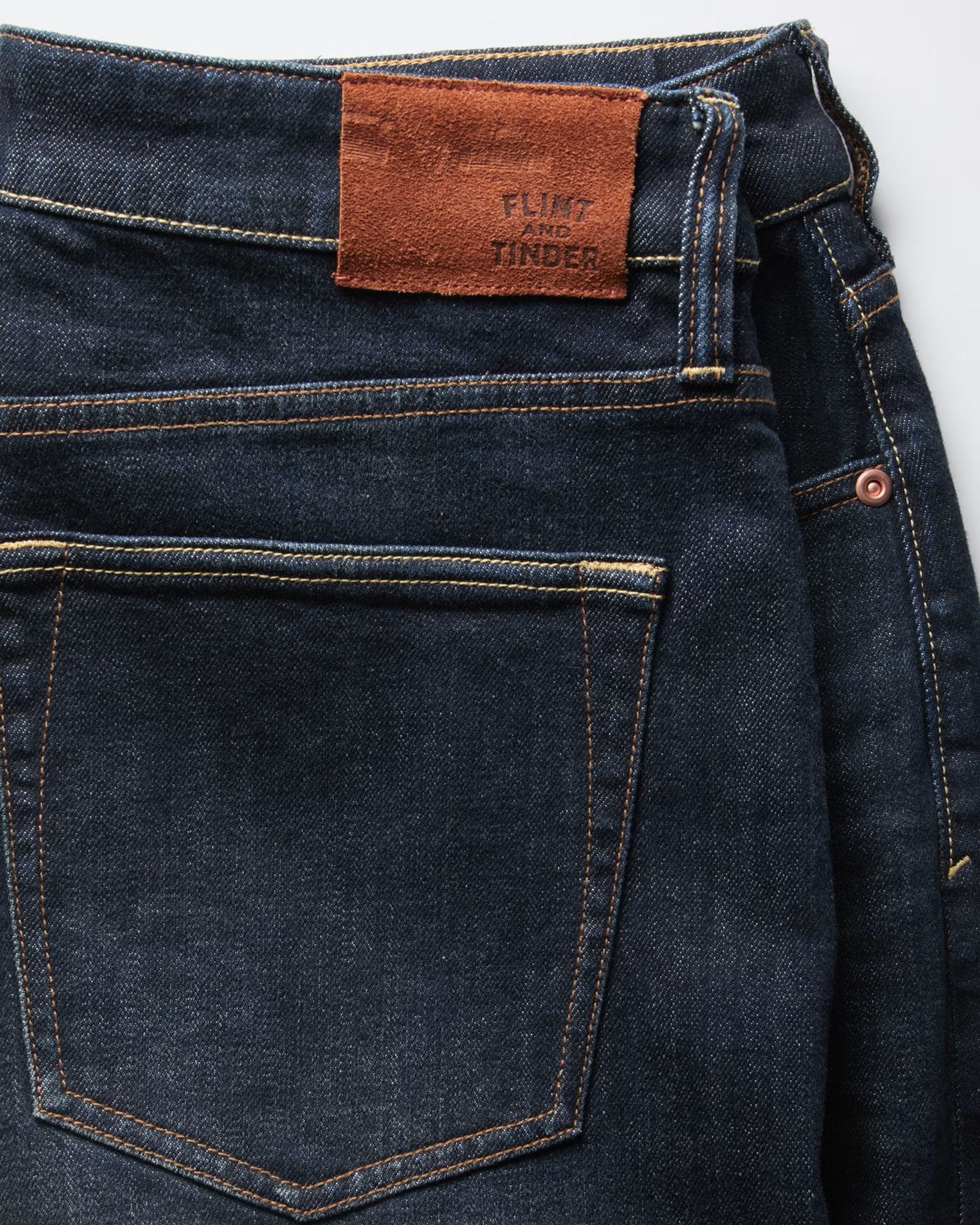 Huckberry Men's Stretch Selvedge Denim HB Straight Fit Pant by Flint and Tinder product image