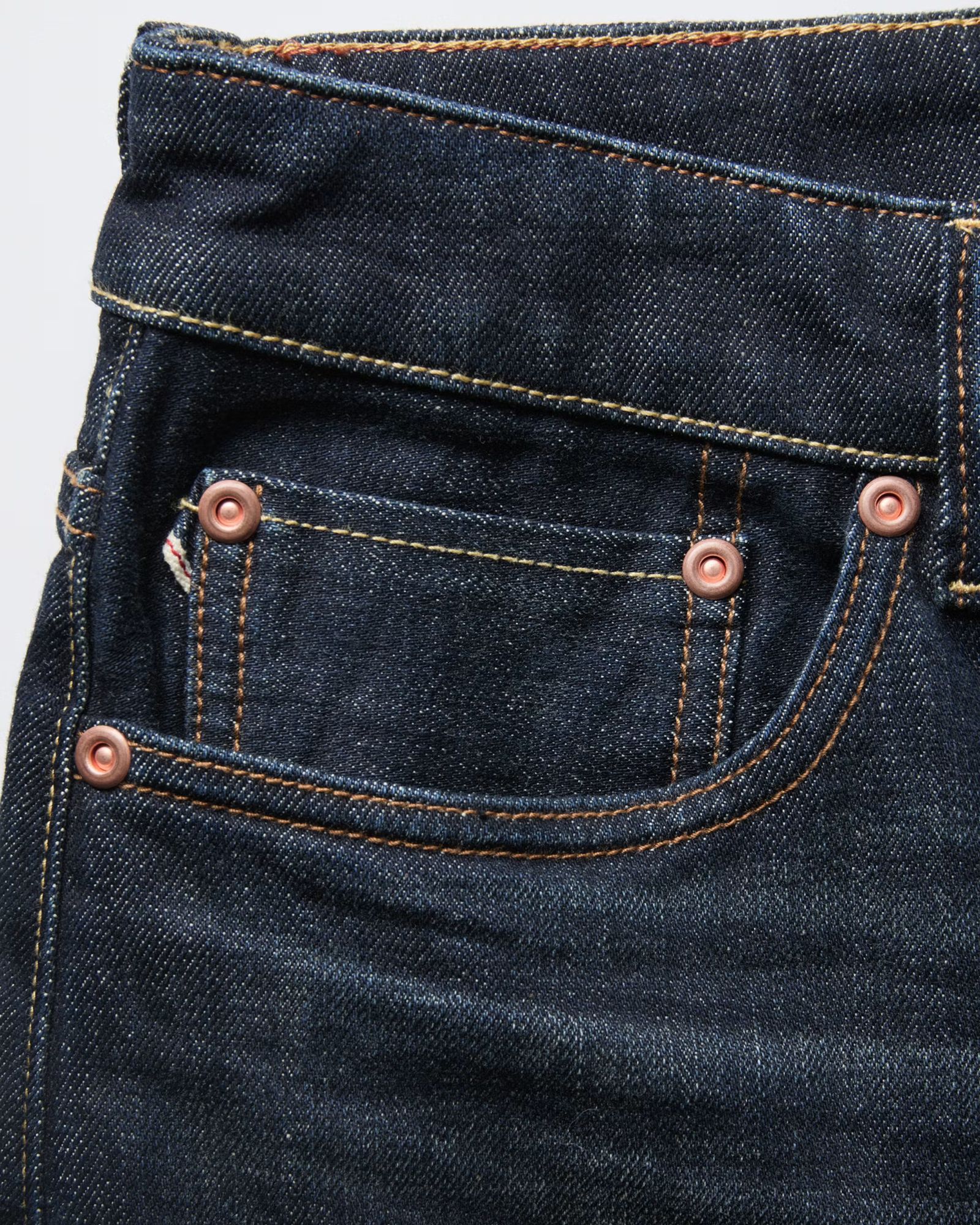Huckberry Men's Stretch Selvedge Denim HB Straight Fit Pant by Flint and Tinder product image