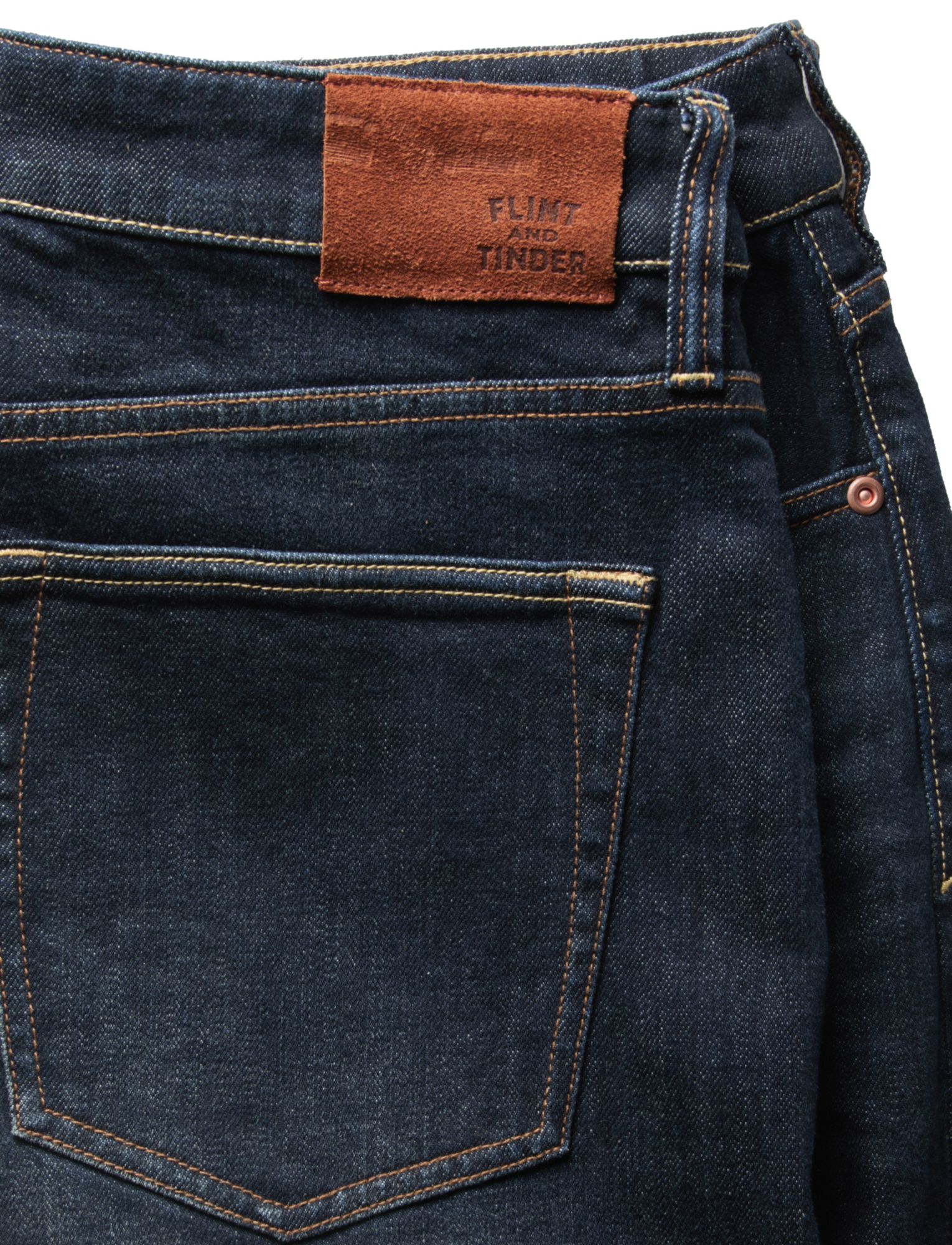 Huckberry Men's Stretch Selvedge Denim HB Straight Fit Pant by Flint and Tinder product image