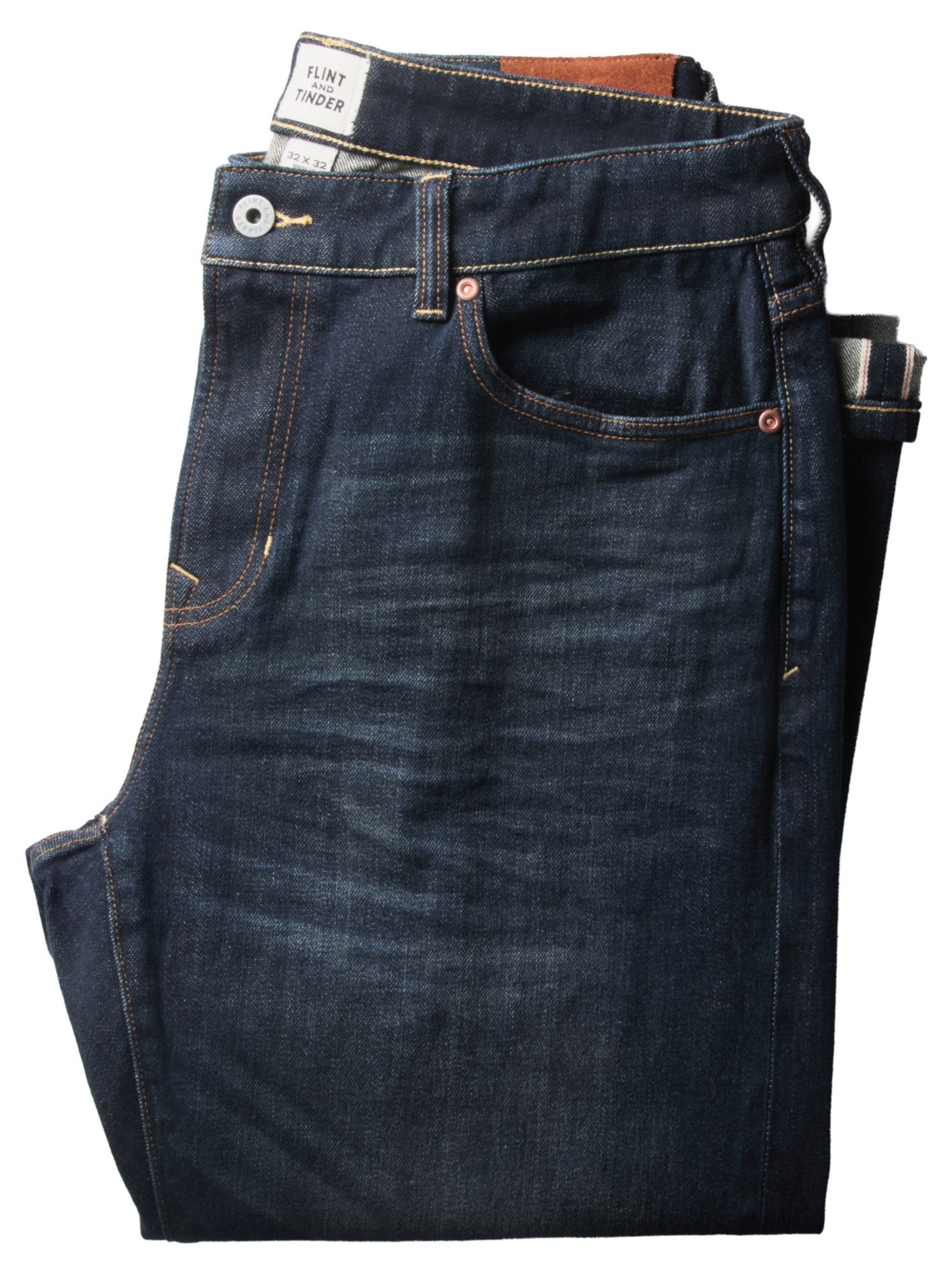 Huckberry Men's Stretch Selvedge Denim HB Straight Fit Pant by Flint and Tinder product image