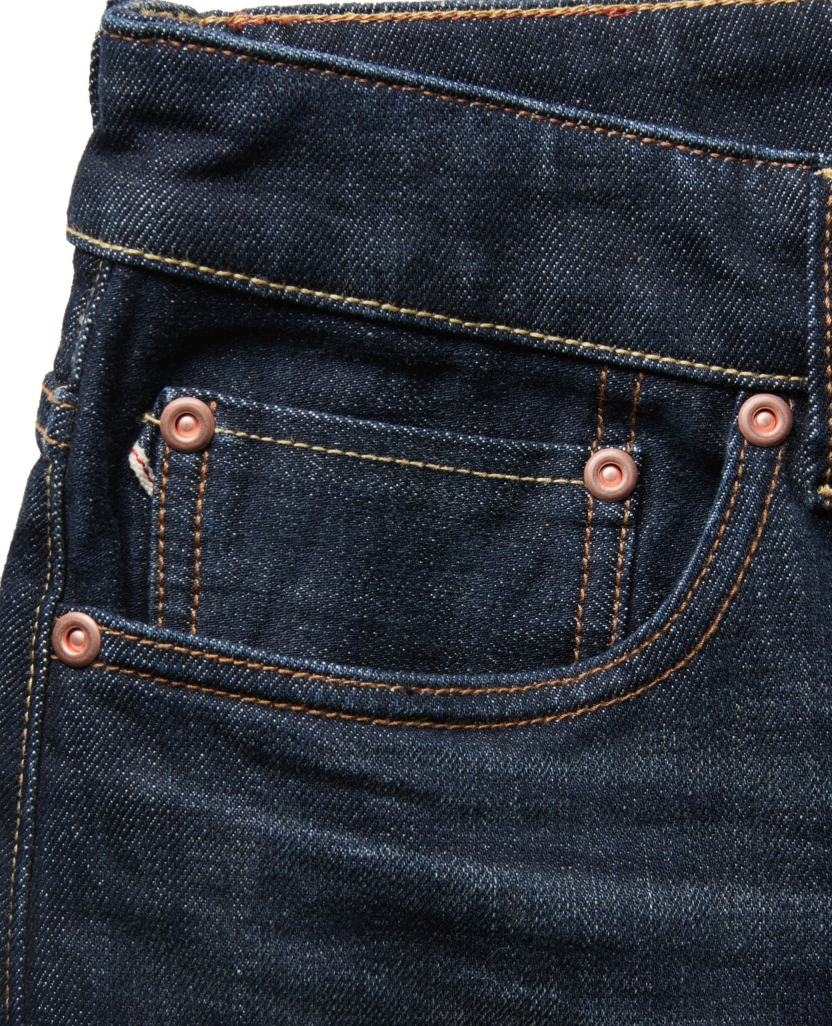 Huckberry Men's Stretch Selvedge Denim HB Straight Fit Pant by Flint and Tinder product image