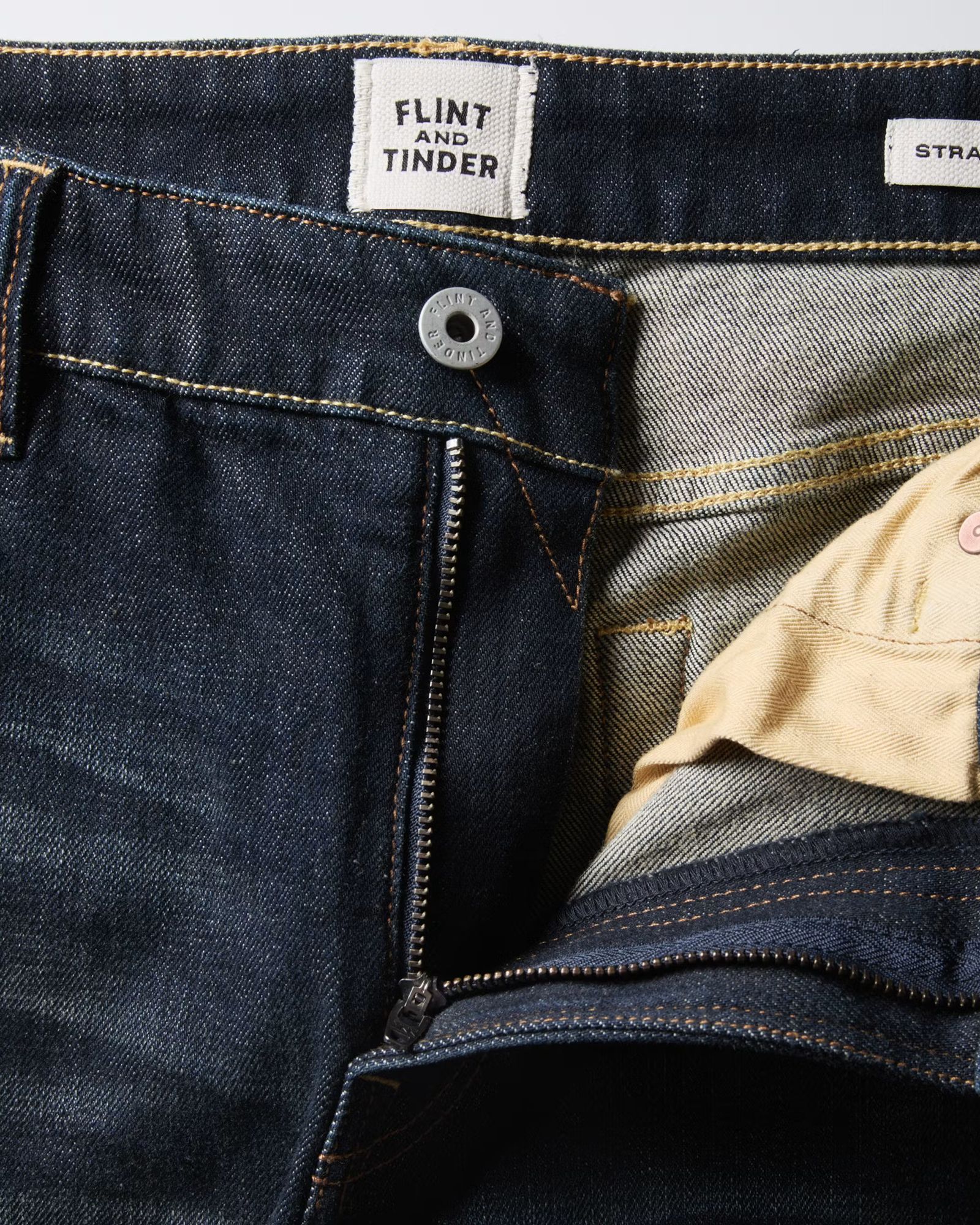 Huckberry Men's Stretch Selvedge Denim HB Straight Fit Pant by Flint and Tinder product image