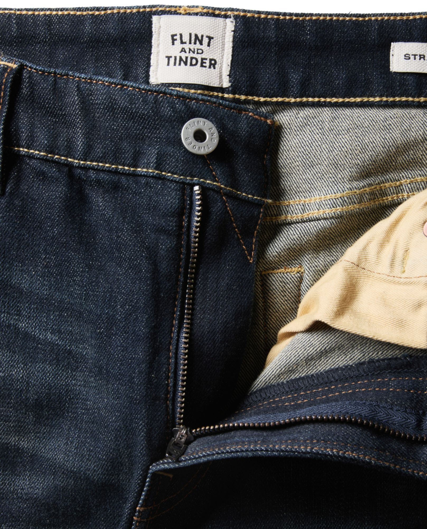 Huckberry Men's Stretch Selvedge Denim HB Straight Fit Pant by Flint and Tinder product image