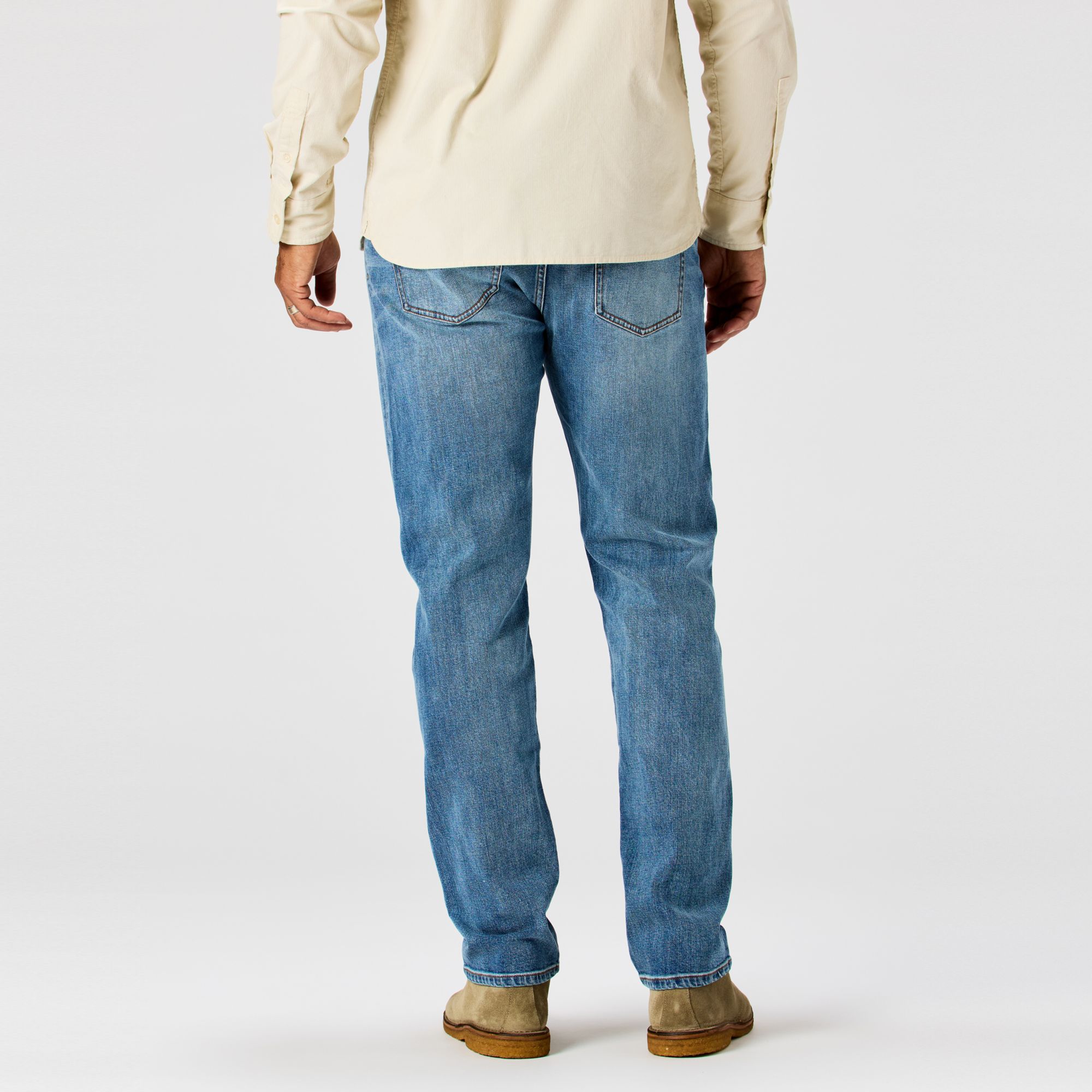 Huckberry Men's Stretch Selvedge Denim HB Athletic Tapered Fit Pant by Flint and Tinder product image
