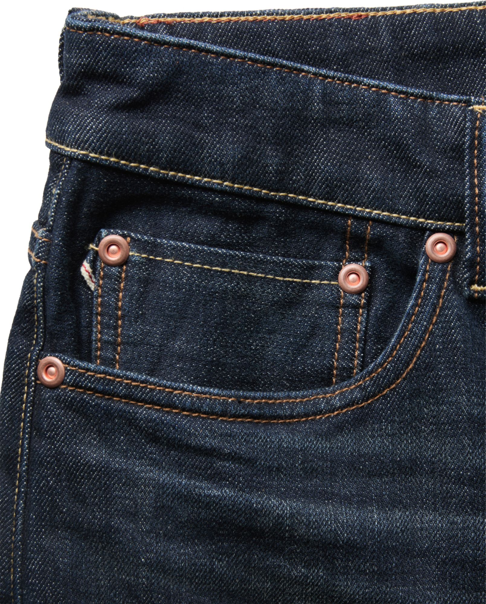 Huckberry Men's Stretch Selvedge Denim HB Athletic Straight Fit Pant by Flint and Tinder product image