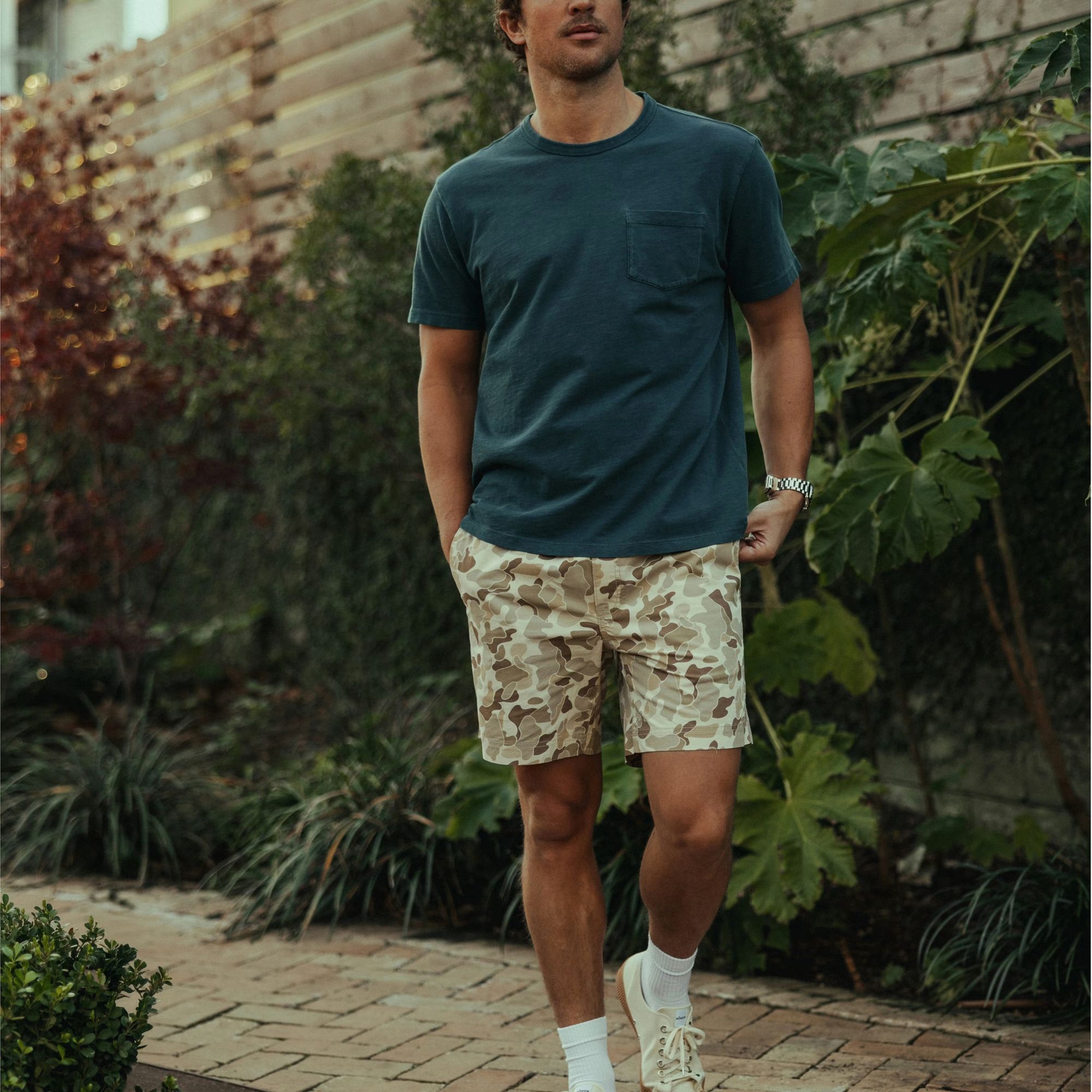 Huckberry Men's 7" Drawstring Canoe Shorts by Flint and Tinder product image