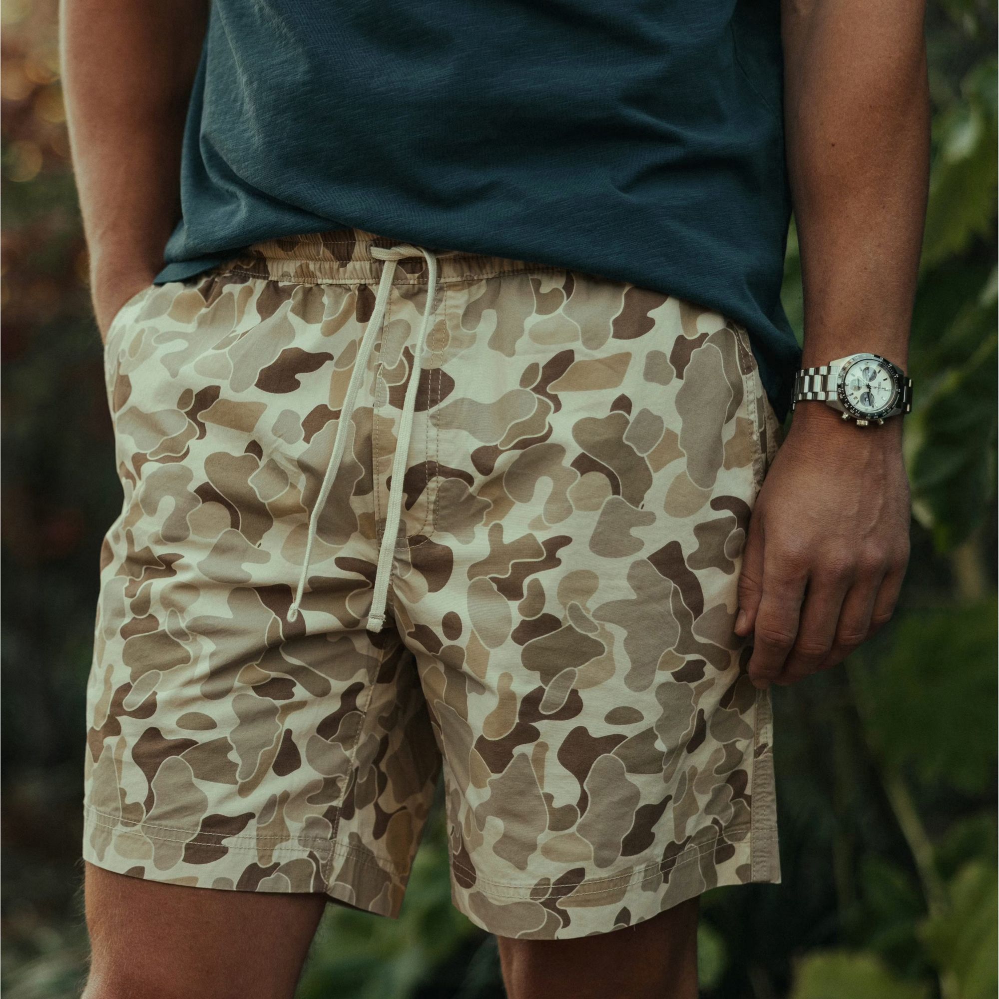 Huckberry Men's 7" Drawstring Canoe Shorts by Flint and Tinder product image
