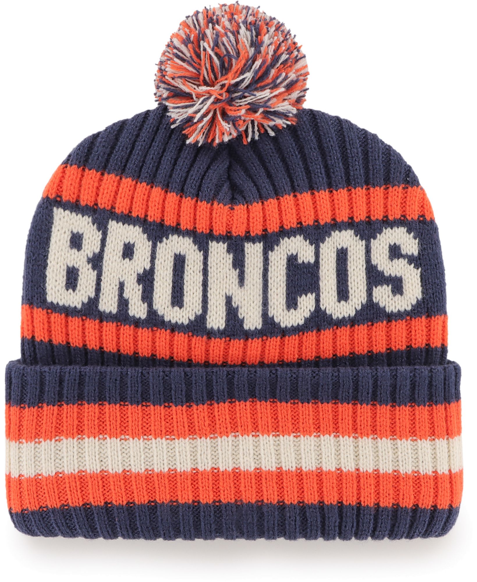 ‘47 Men's Denver Broncos Bering Navy Cuffed Beanie product image