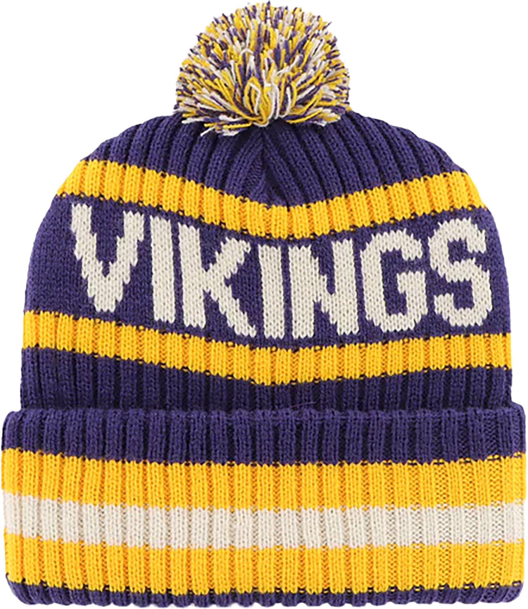'47 Men's Minnesota Vikings Bering Purple Pom Knit product image