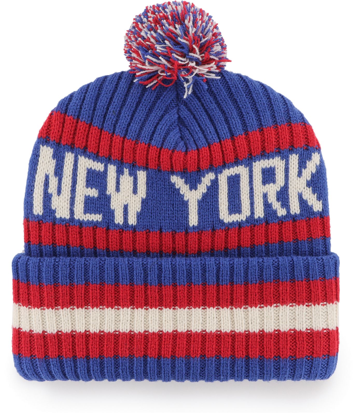 47 Men s New York Giants Bering Royal Cuffed Beanie Dick s Sporting Goods