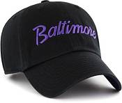 '47 Men's Baltimore Ravens City Script Black Adjustable Hat product image