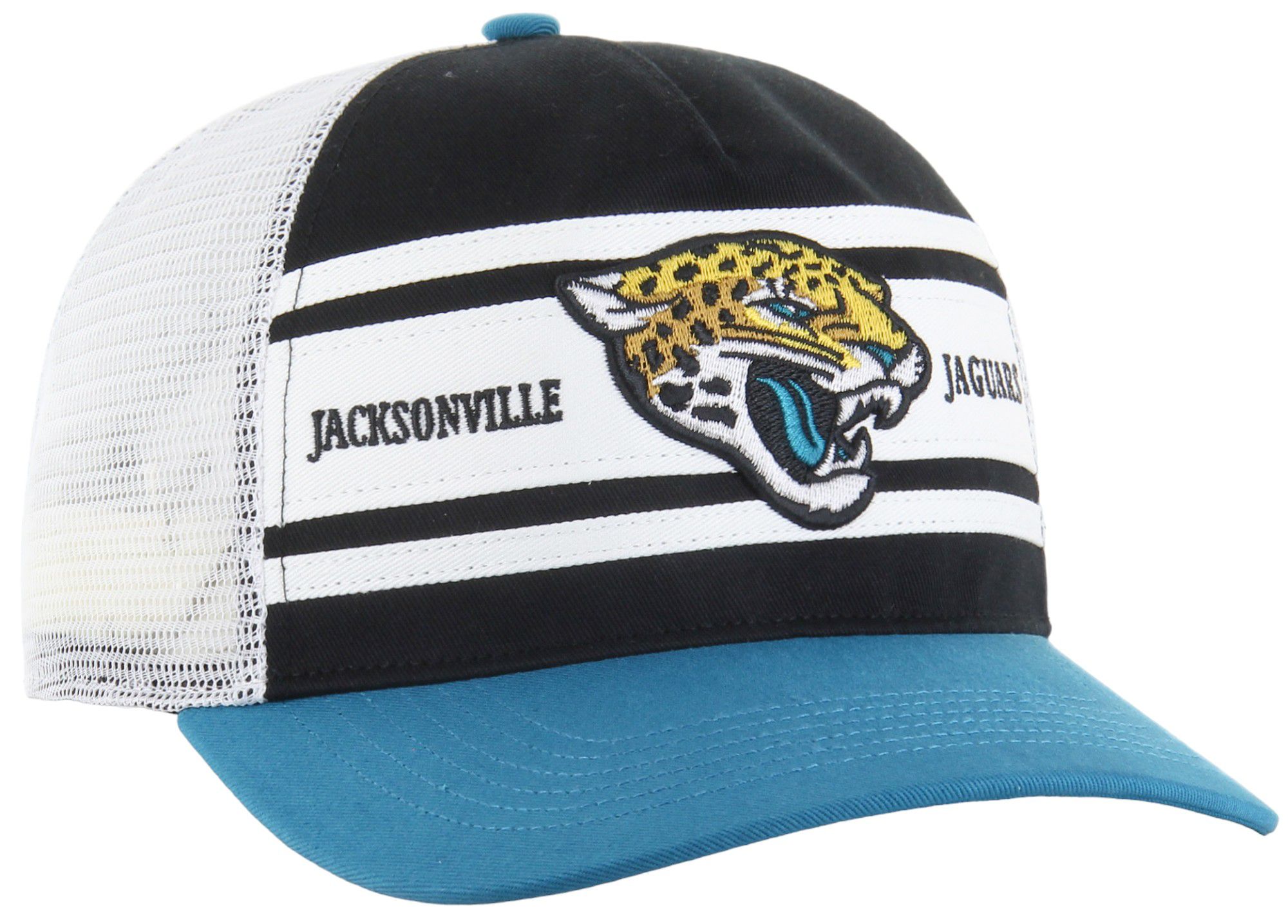 '47 Men's Jacksonville Jaguars Super Stripe Hitch Black Adjustable Hat product image