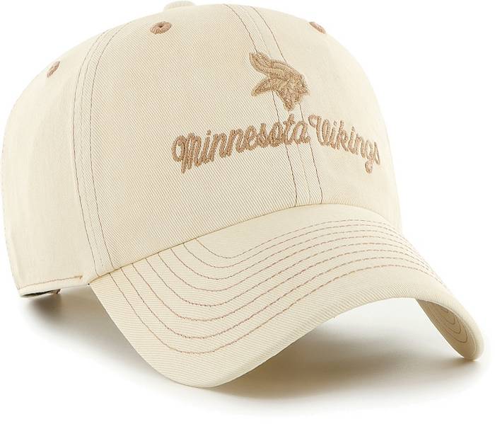 Minnesota Vikings '47 Ashford Clean Up Adjustable Hat - Khaki/Charcoal