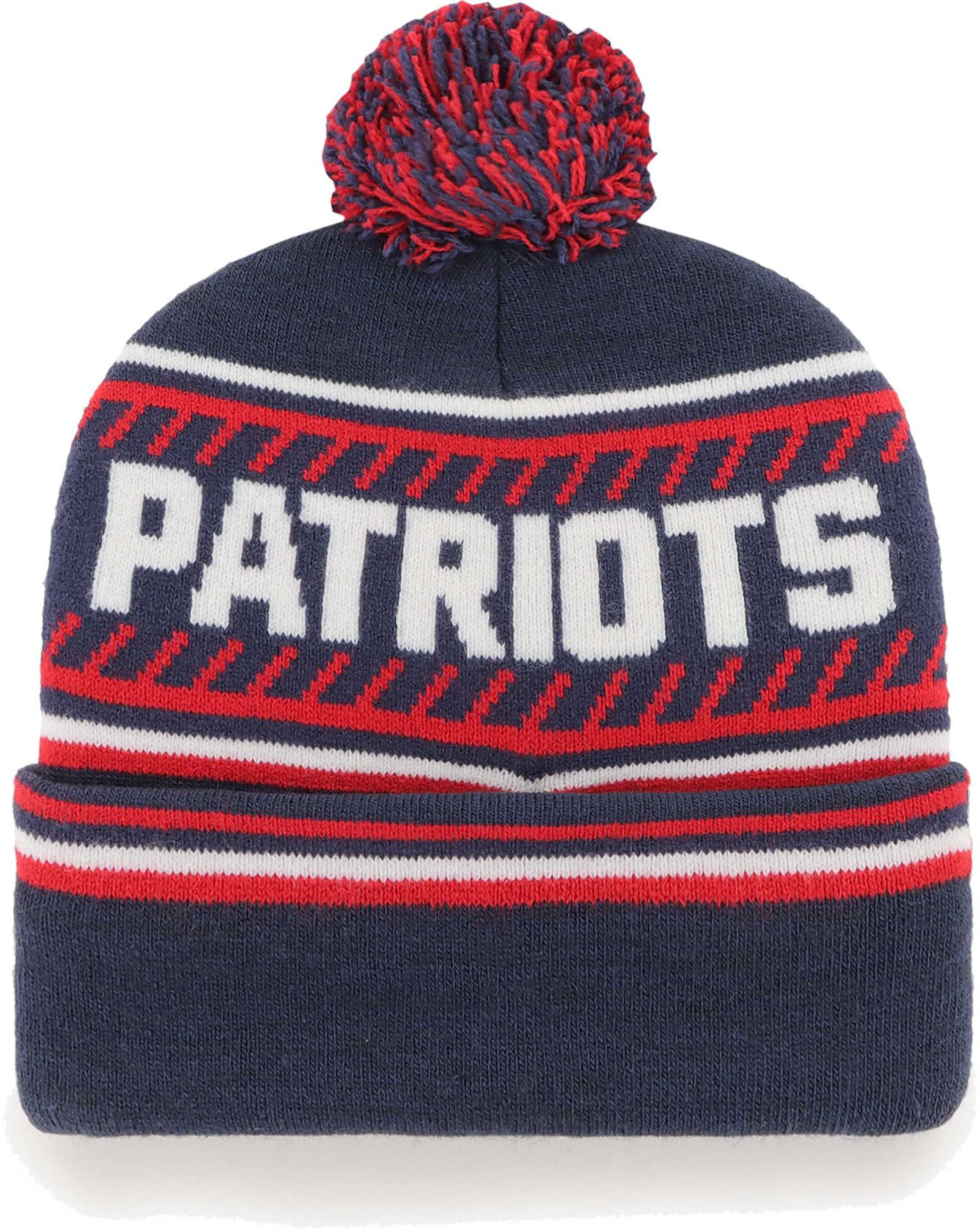 '47 Men's New England Patriots Navy Ice Cap Cuffed Knit product image