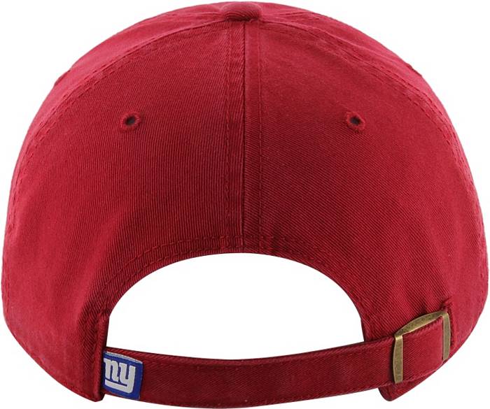 Women's '47 Red New York Giants Miata Clean Up Secondary Adjustable Hat