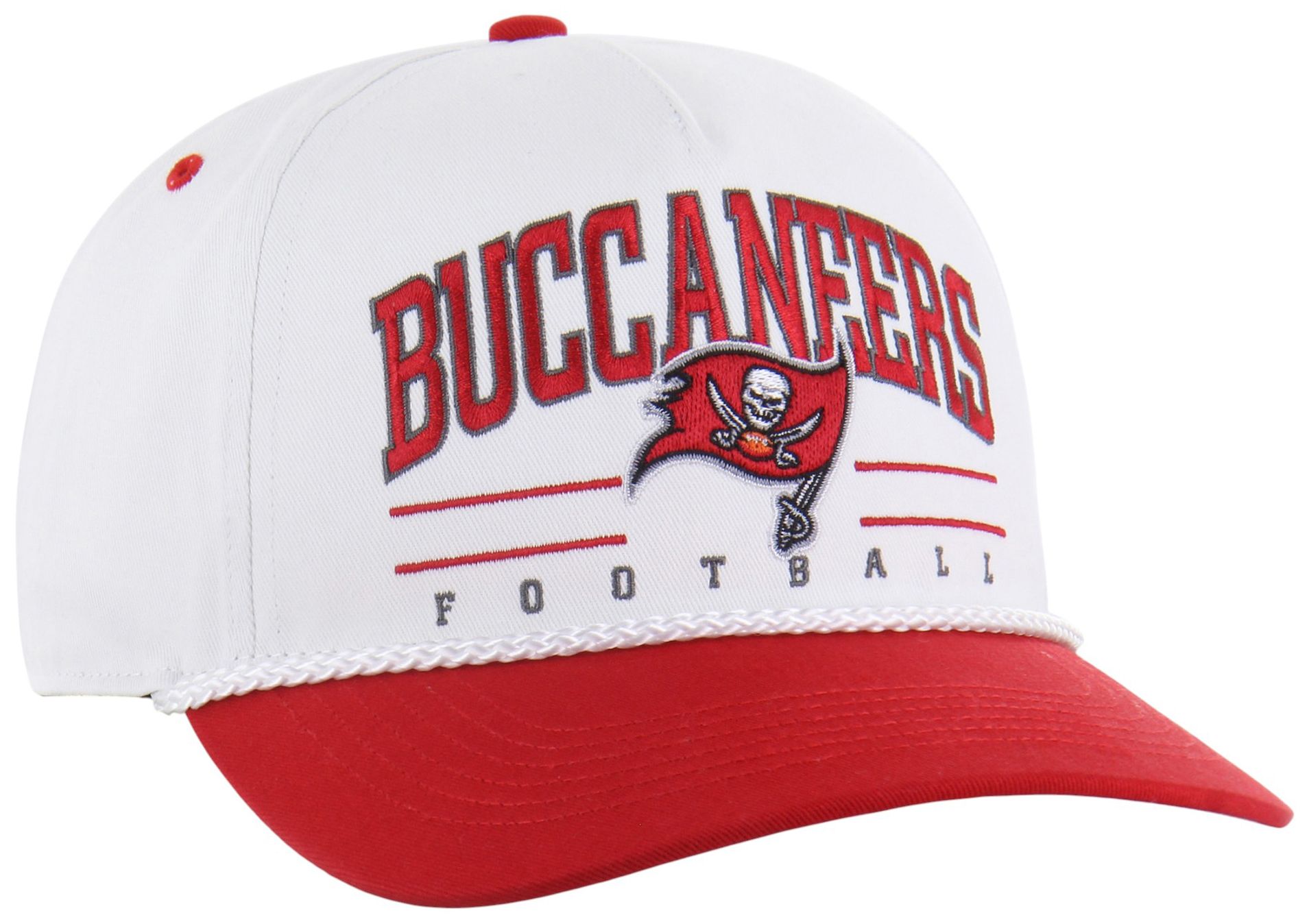 '47 Adult Tampa Bay Buccaneers White Roscoe Hitch Adjustable Hat product image