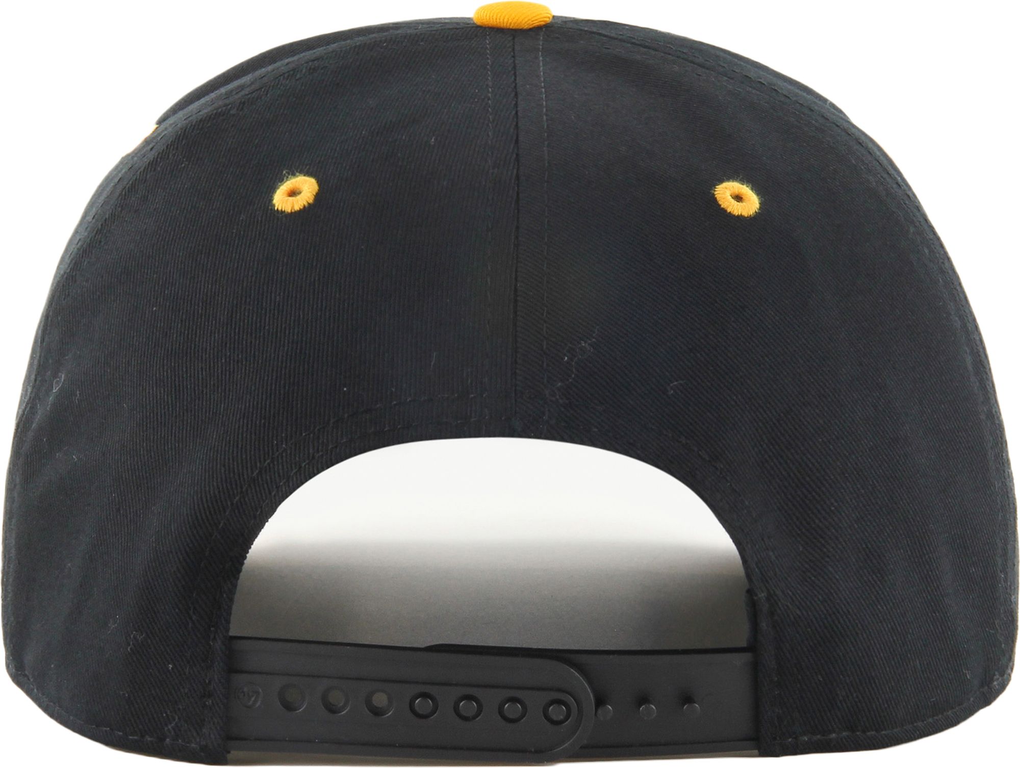 '47 Men's Pittsburgh Steelers Super Hitch Throwback Black Adjustable Hat