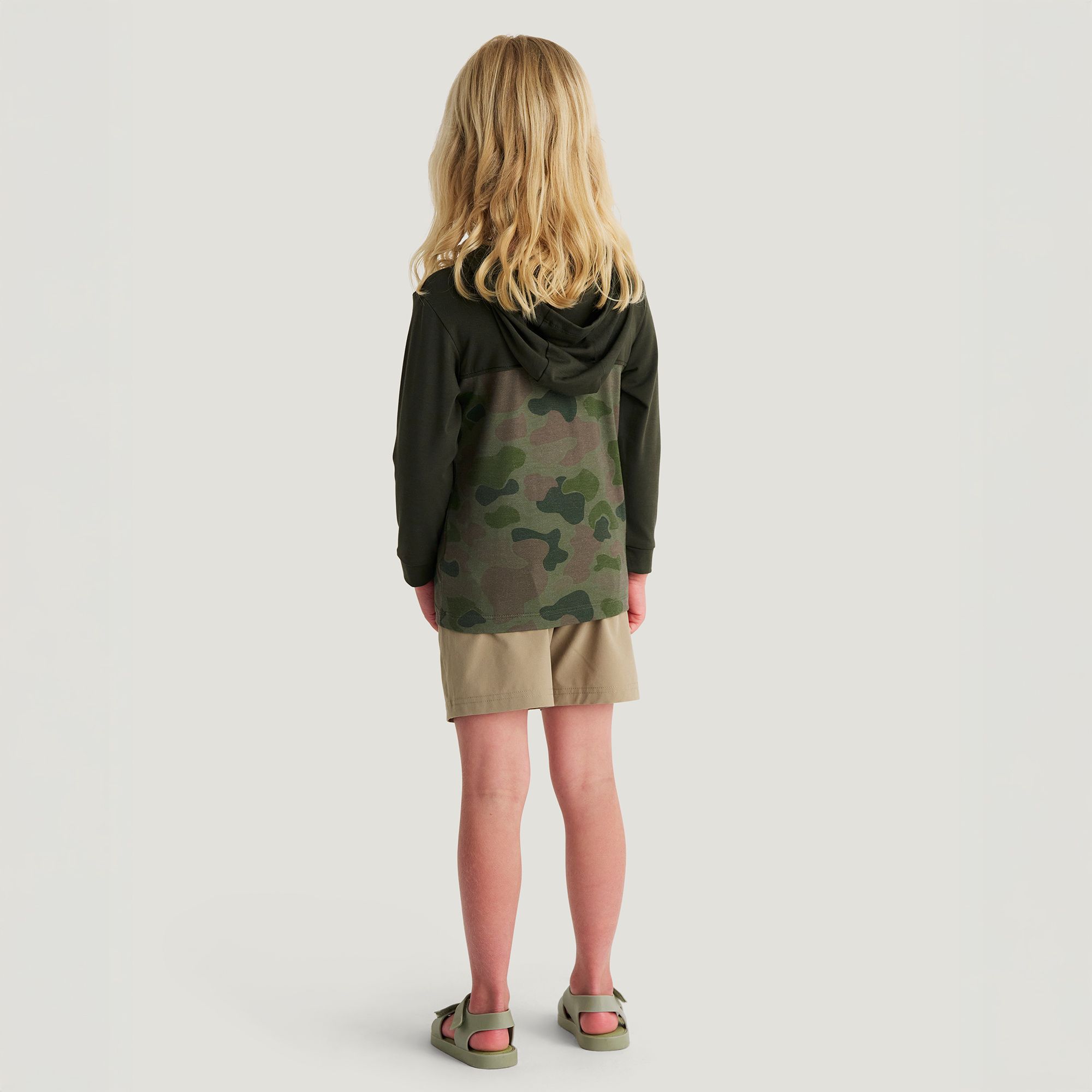 Free Fly Little Kids' Colorblock Bamboo Shade Hoodie product image