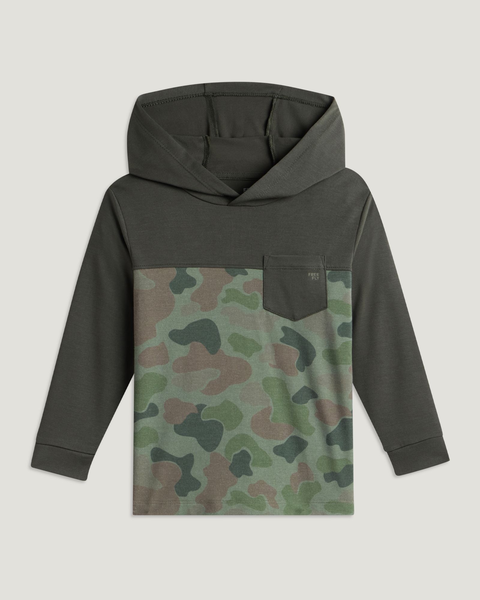 Free Fly Kids' Colorblock Bamboo Shade Hoodie product image