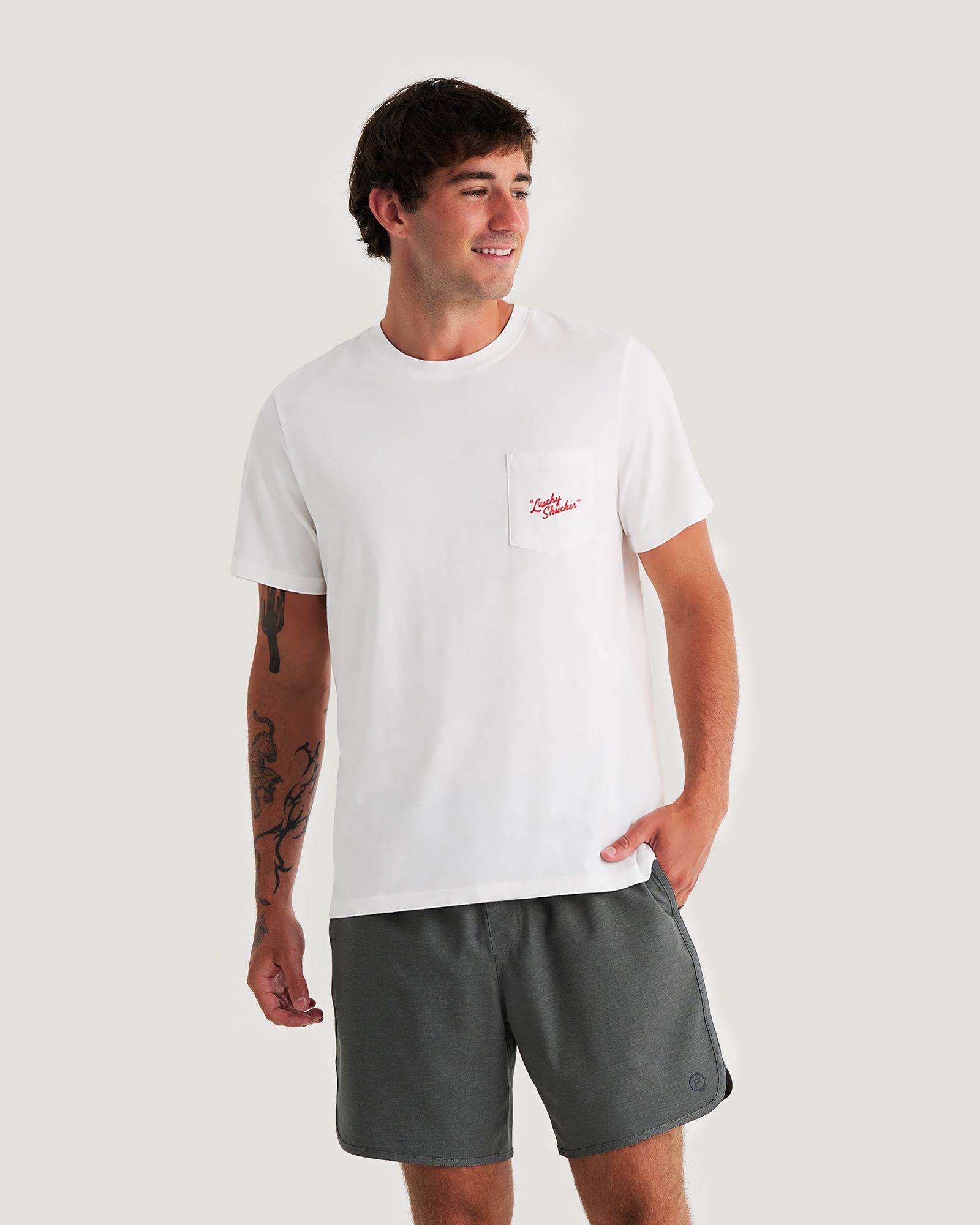 Free Fly Men's Lucky Shucker Pocket Tee product image