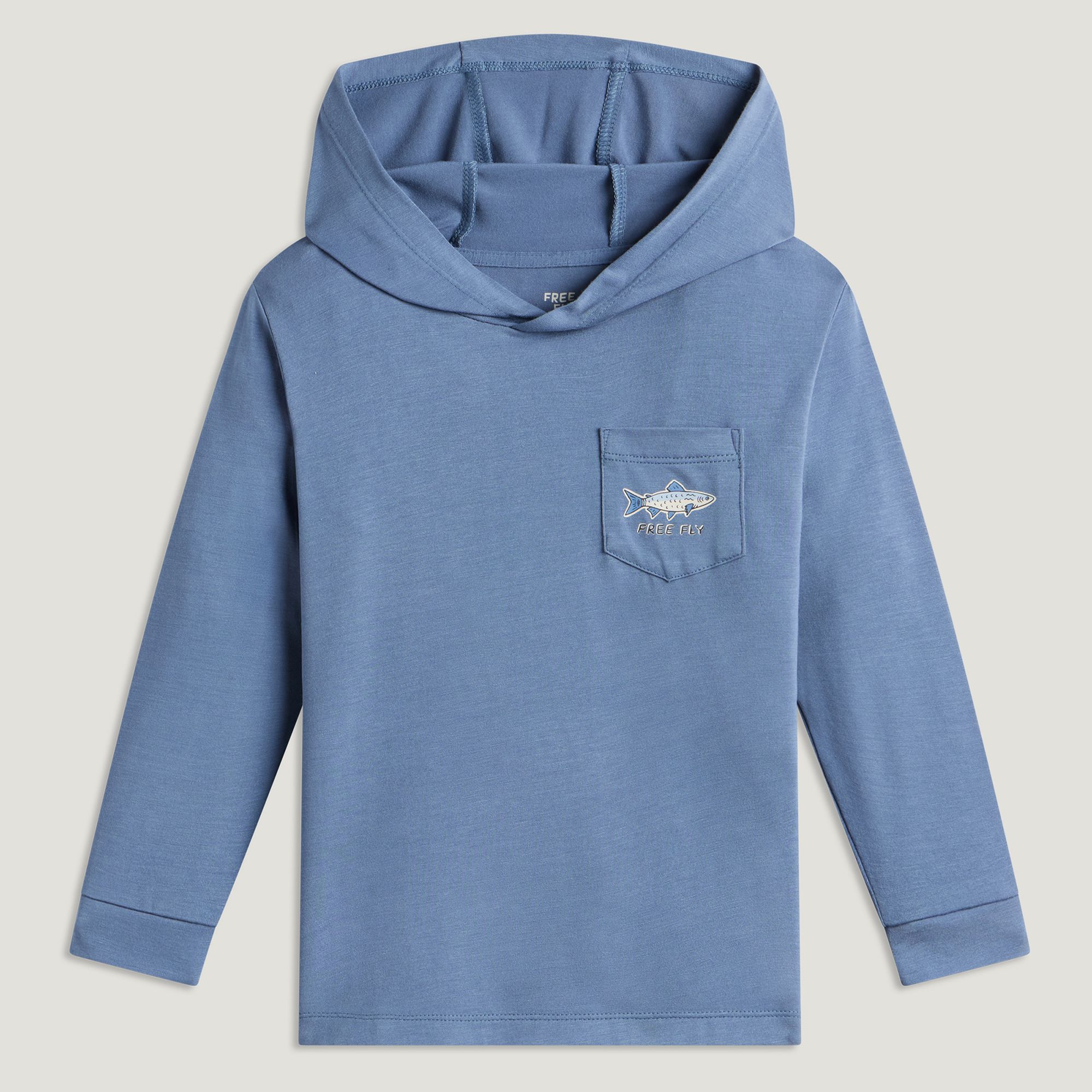 Free Fly Little Kids' Bamboo Shade Graphic Hoodie product image